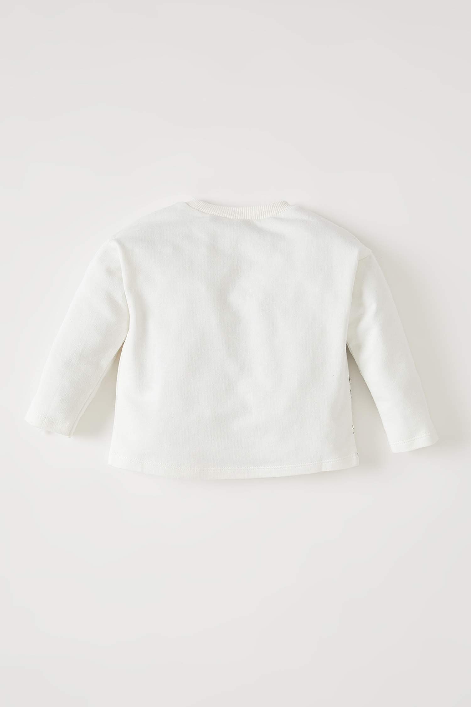 Erkek Bebek Kaplan Baskılı Uzun Kollu Sweatshirt