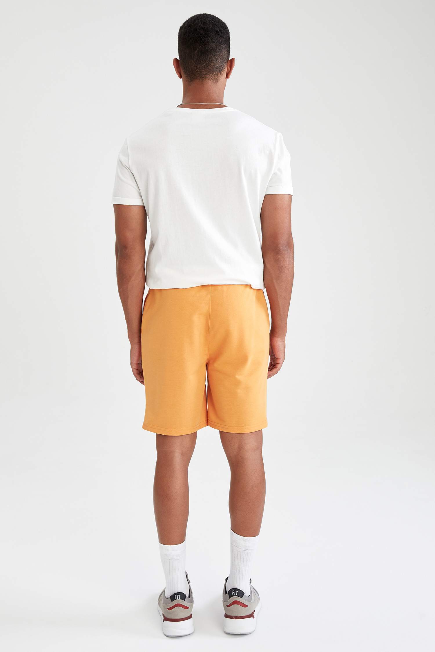 Slim Fit Beli Bağcıklı 2'li Şort