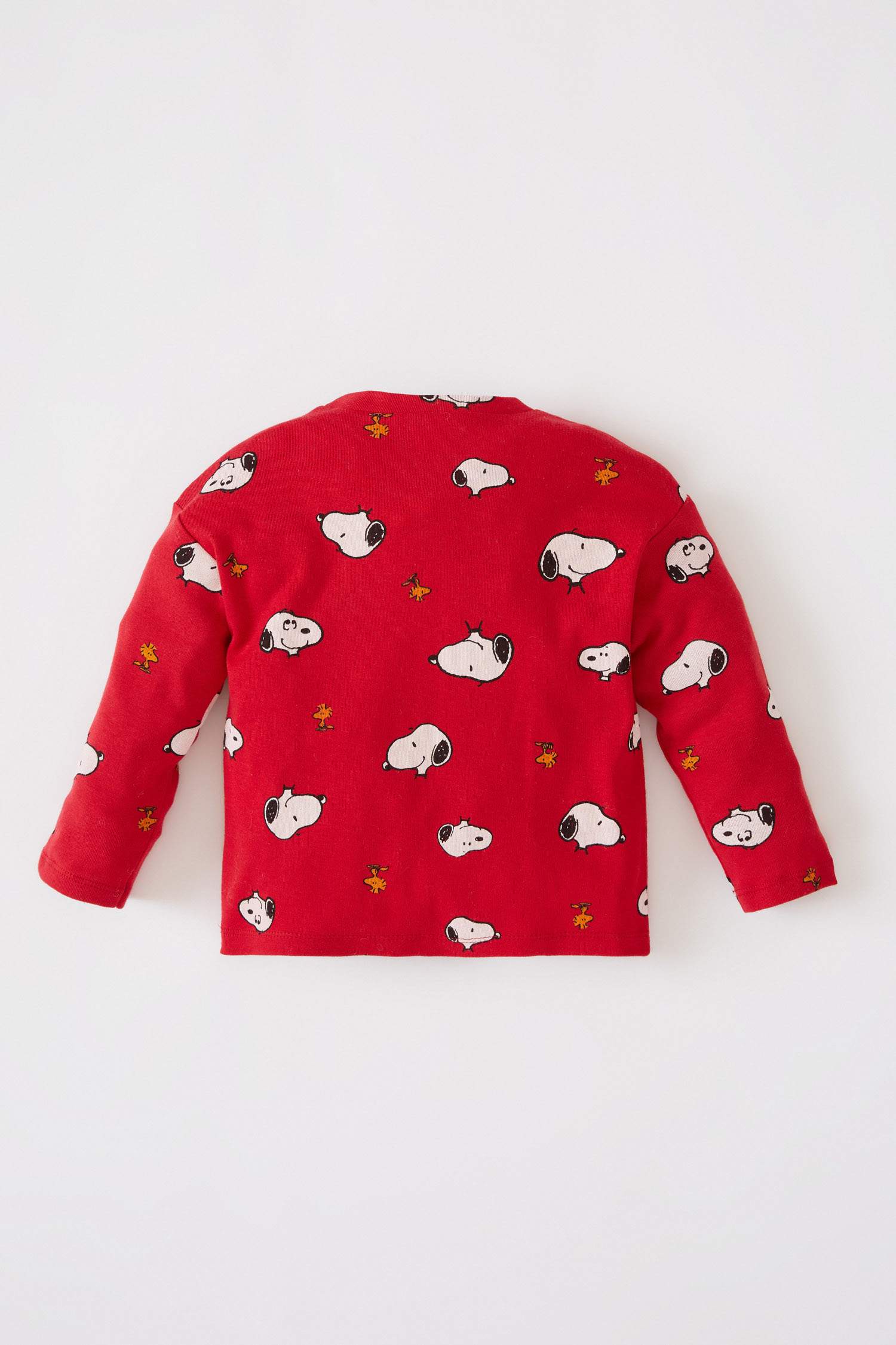 Erkek Bebek Snoopy Lisanslı Regular Fit Tekli Uzun Kollu Tişört