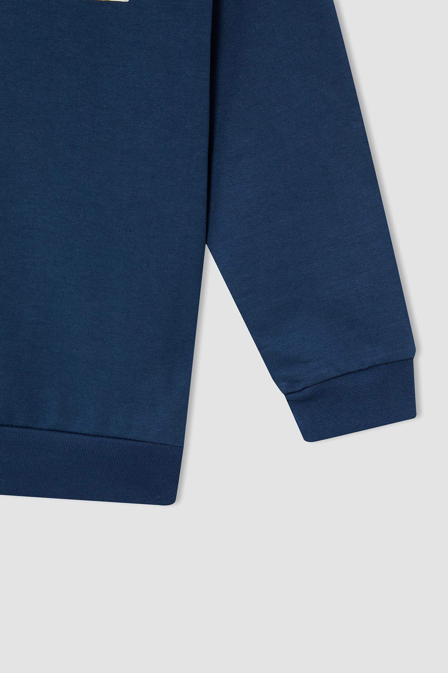 Erkek Çocuk Marvel Lisanslı Regular Fit Lisanslı Kapüşonlu Sweatshirt