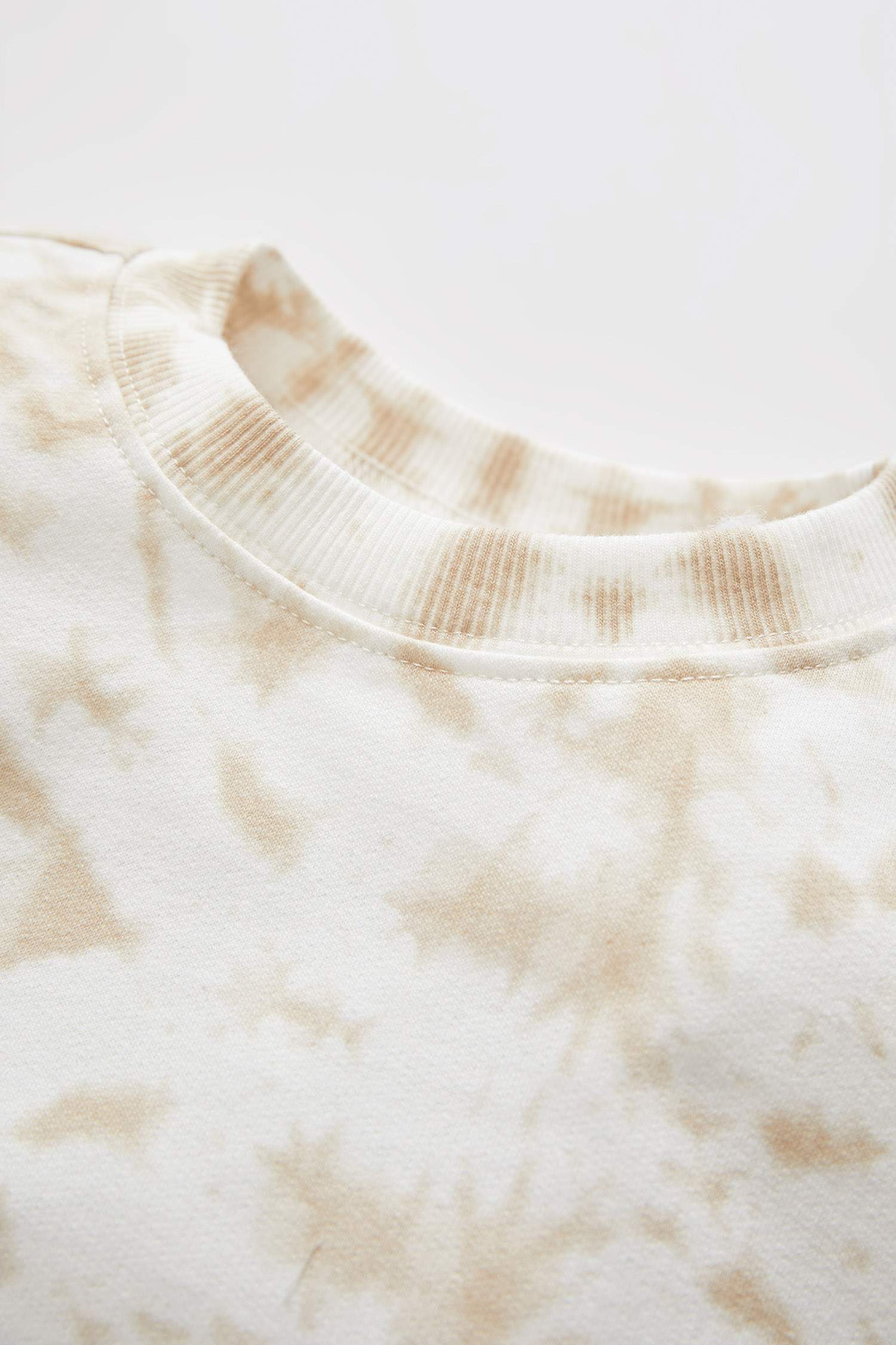 Erkek Bebek Regular Fit Batik Desenli Sweatshirt