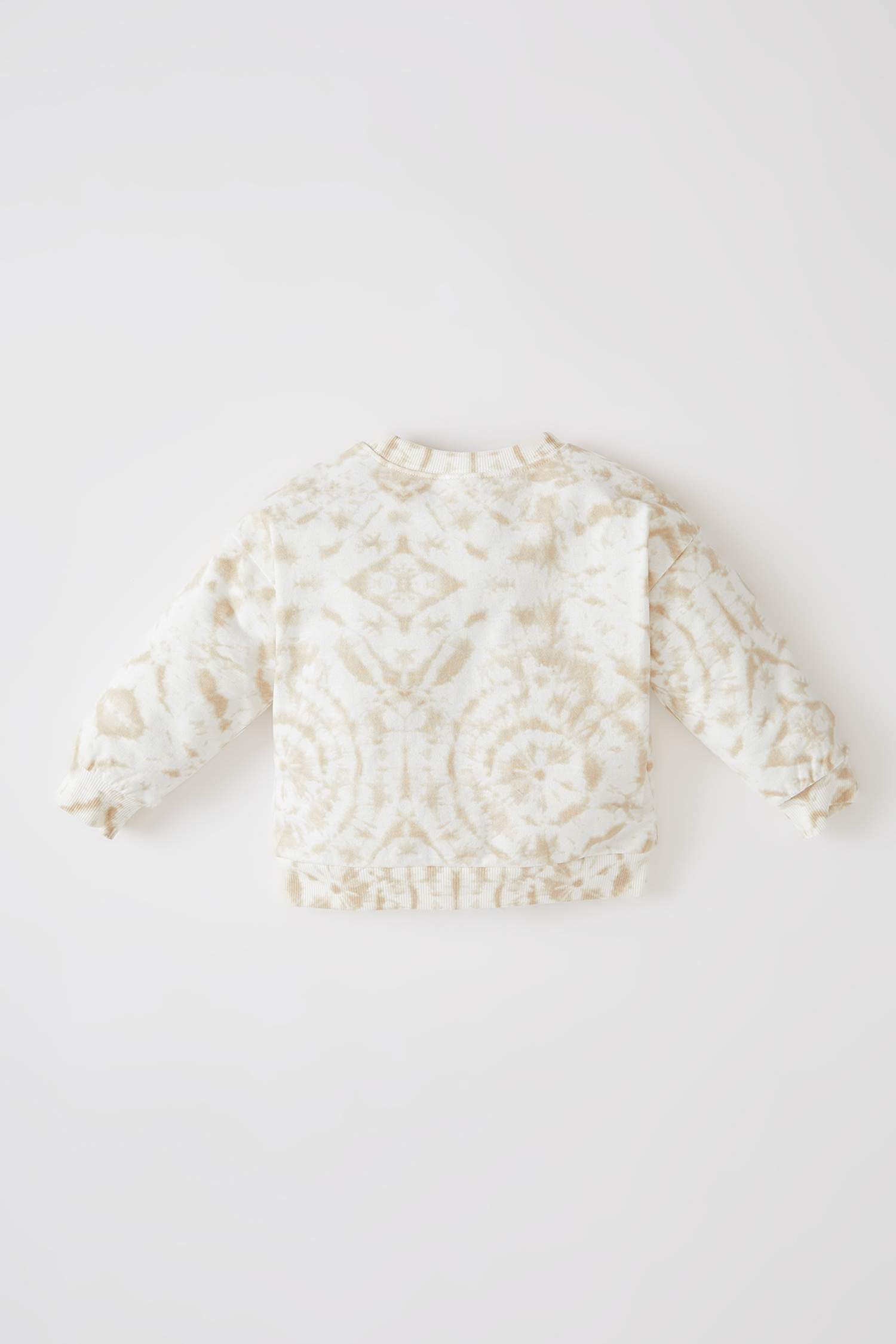 Erkek Bebek Regular Fit Batik Desenli Sweatshirt