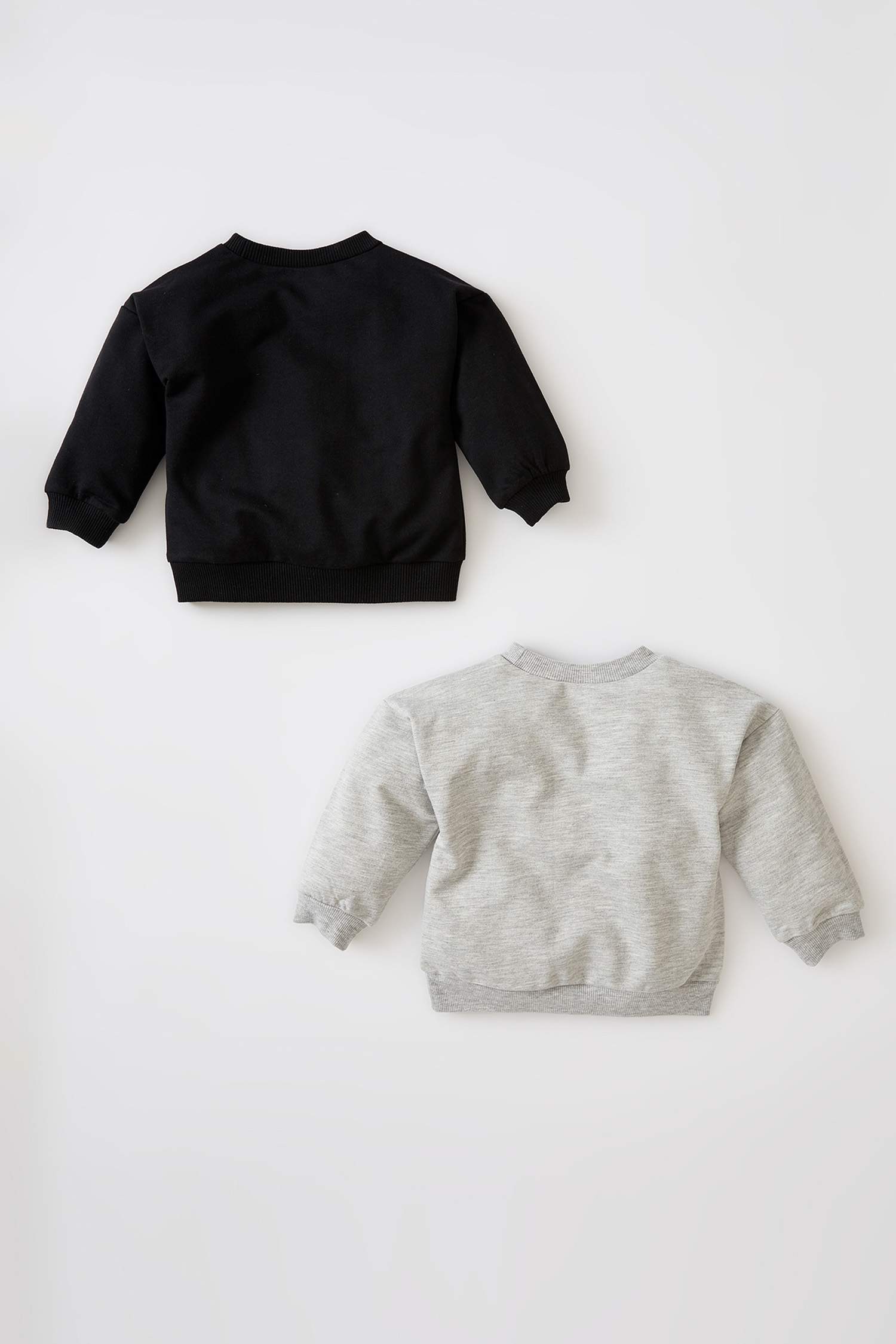 Erkek Bebek Regular Fit Baskılı 2'li Sweatshirt