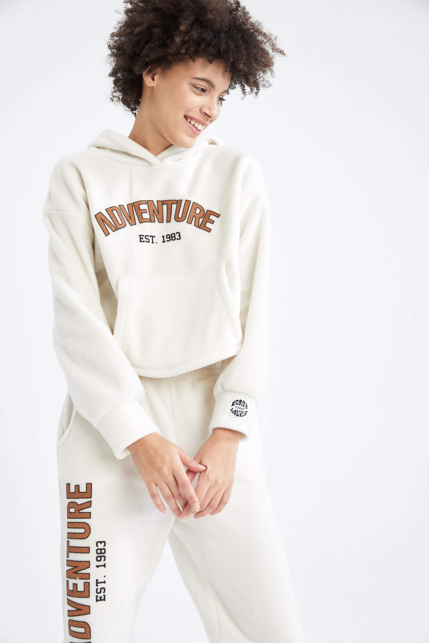 Kapüşonlu Kanguru Cepli Relax Fit İçi Yumuşak Tüylü WarmTech Sweatshirt