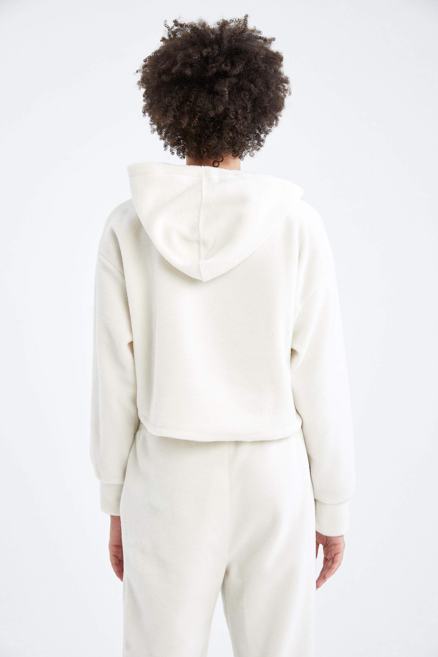 Kapüşonlu Kanguru Cepli Relax Fit İçi Yumuşak Tüylü WarmTech Sweatshirt