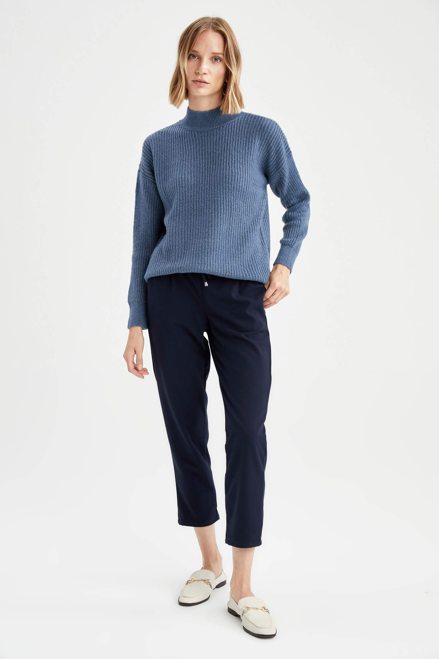 Traditional Beli Bağcıklı Relax Fit Jogger Pantolon
