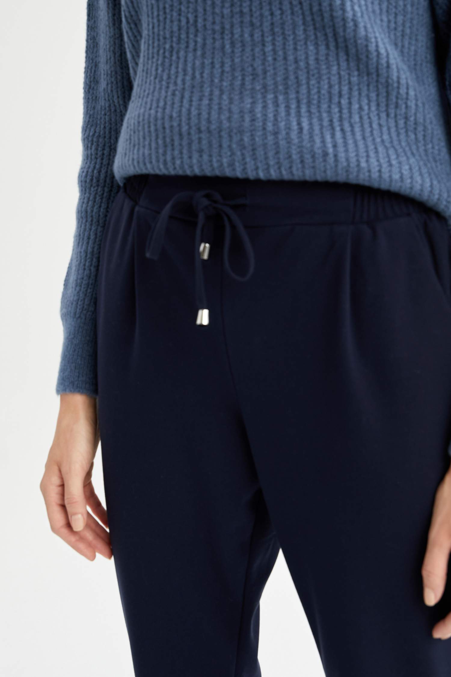 Traditional Beli Bağcıklı Relax Fit Jogger Pantolon
