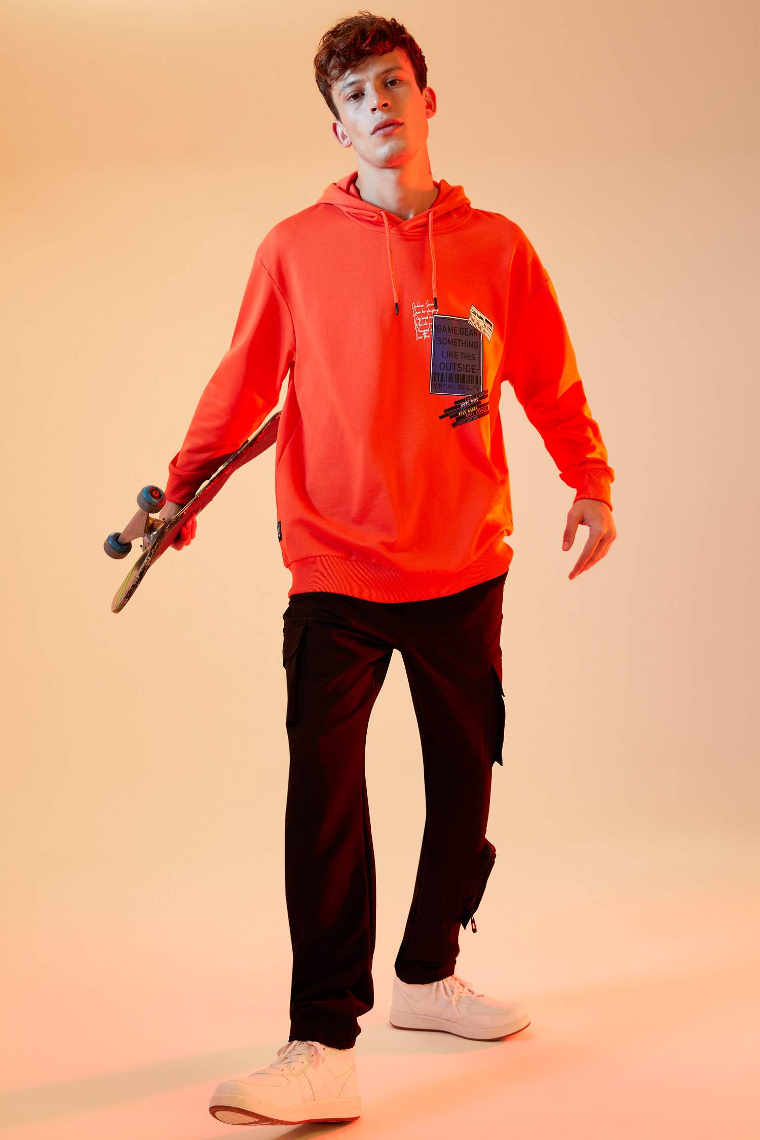 Kargo Fit Basic Chino Pantolon