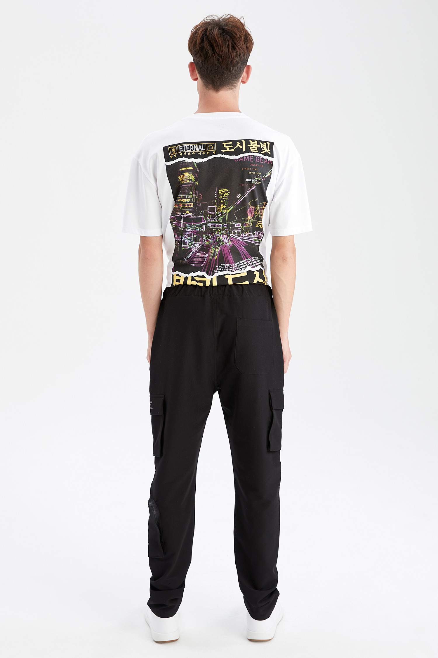 Kargo Fit Basic Chino Pantolon
