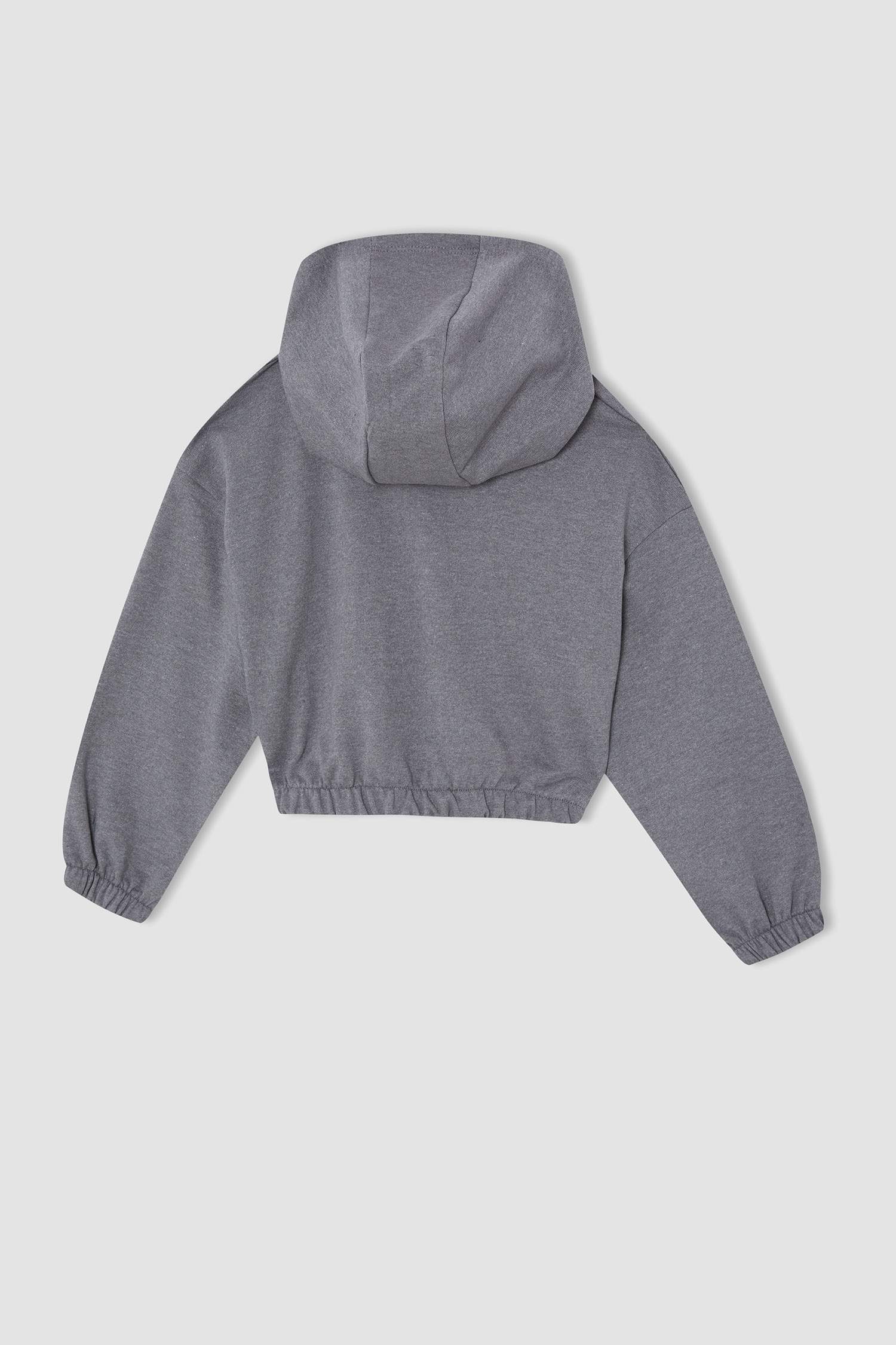 Kız Çocuk Regular Fit Kapüşonlu Baskılı 2'li Sweatshirt
