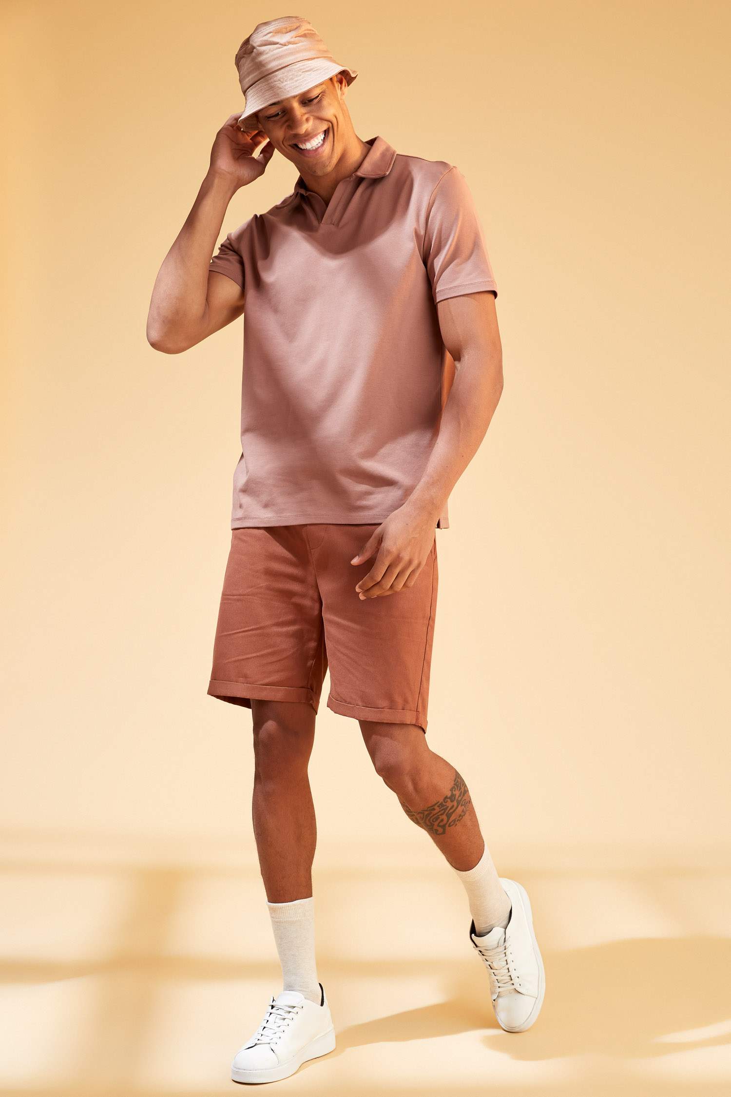 Slim Fit Basic Şort