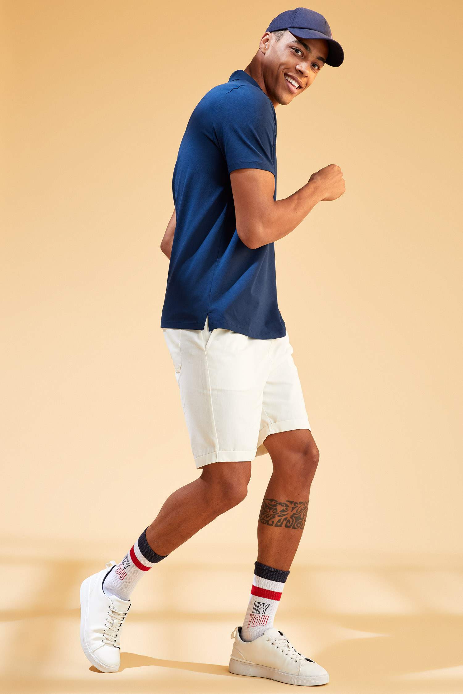Slim Fit Basic Şort