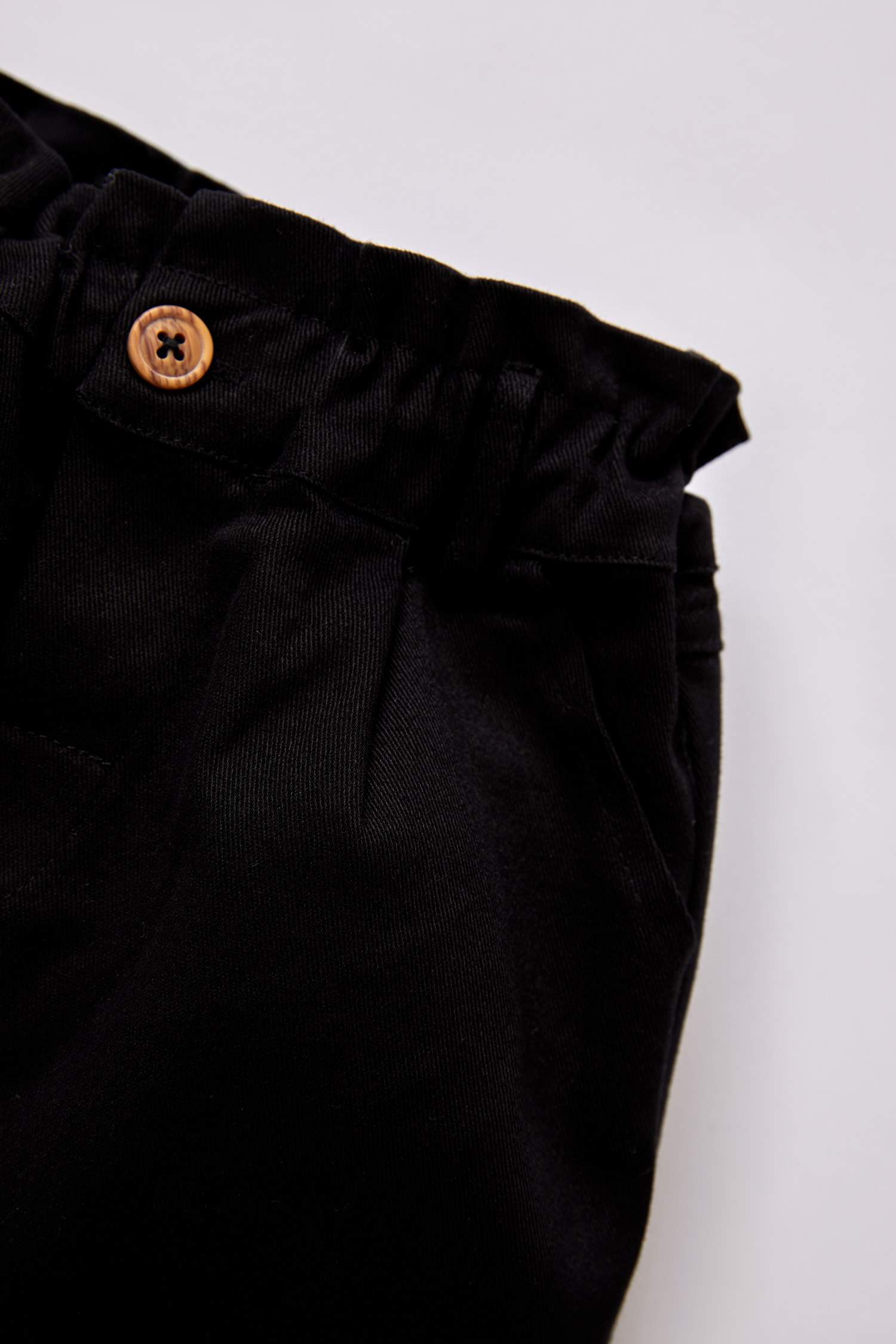 Kız Bebek Regular Fit Basic Dokuma Pantolon