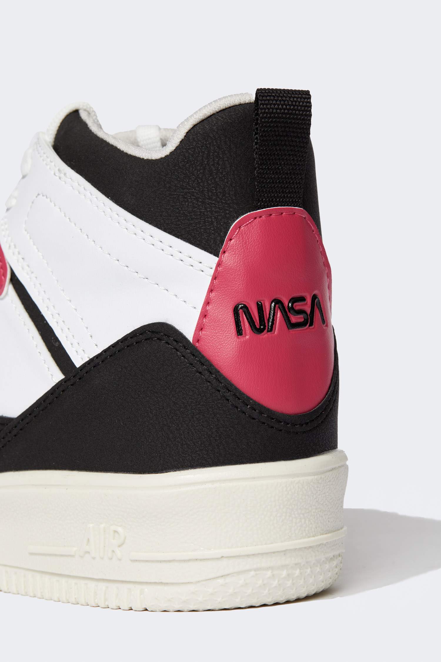 Kadın Nasa Lisanslı Suni Deri Bağcıklı Bilekli Sneaker Spor Ayakkabı