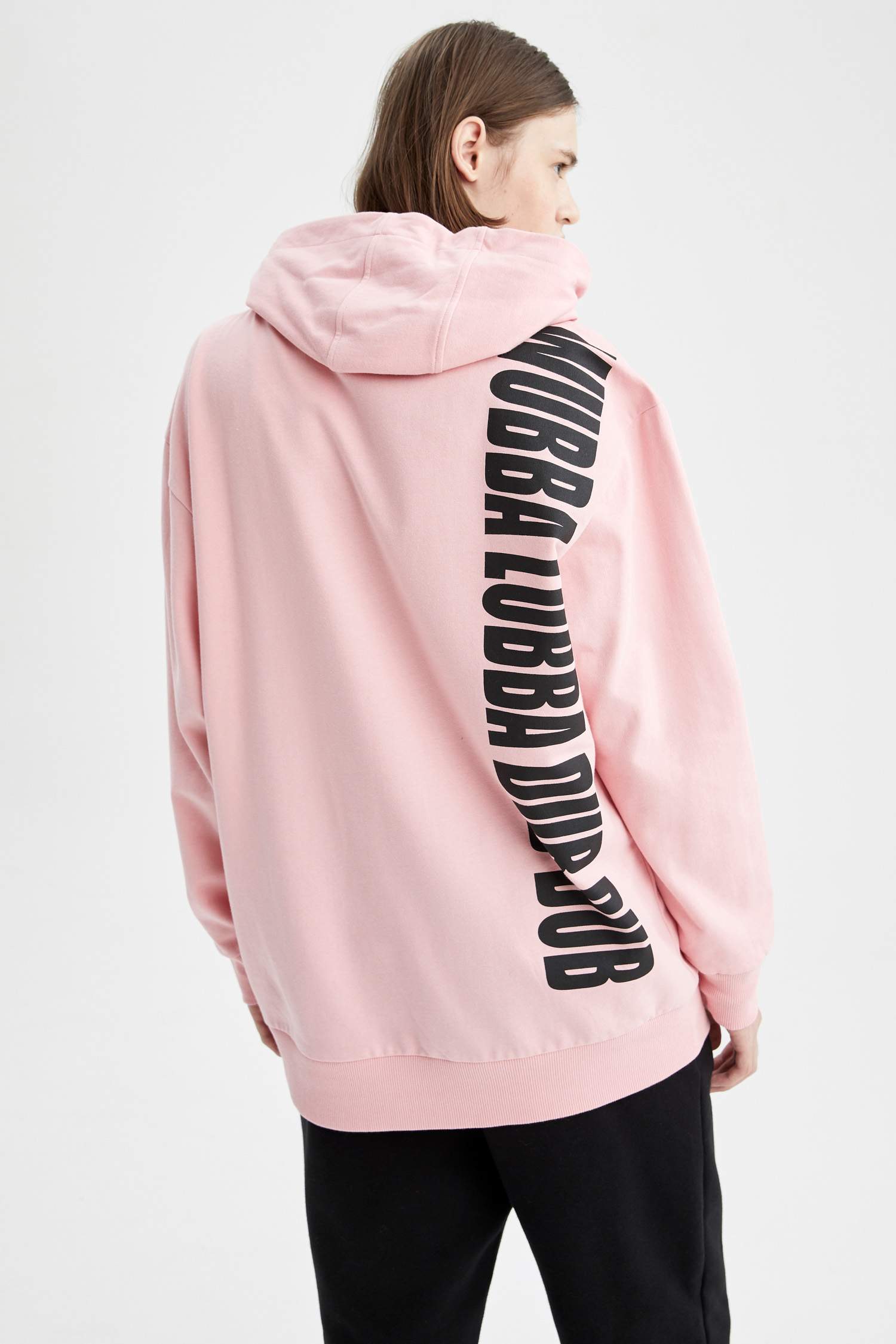 Coool Rick and Morty Lisanslı Oversize Fit Sırtı Baskılı İçi Yumuşak Tüylü Sweatshirt