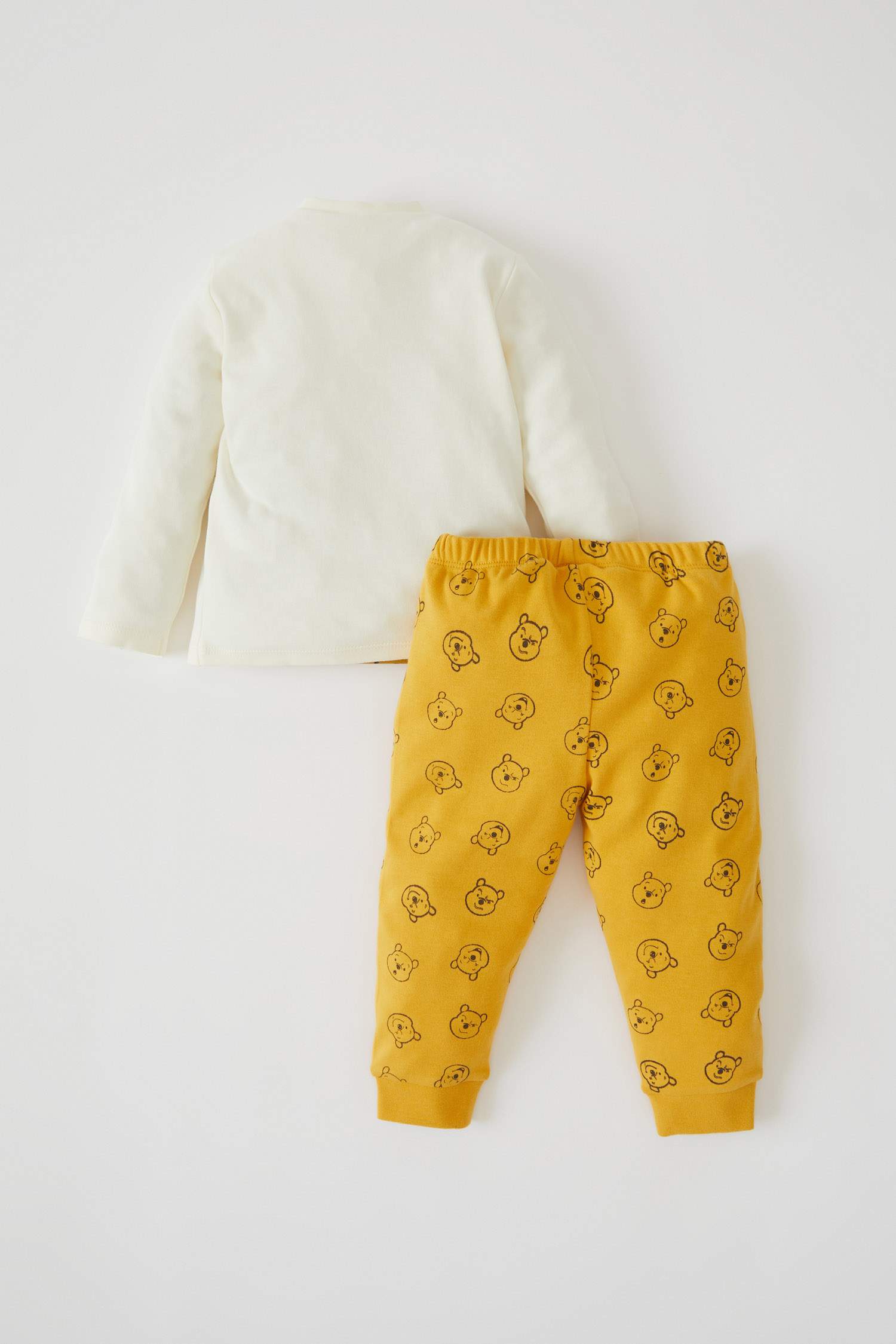 Erkek Bebek Winnie The Pooh Lisanslı Pamuklu Uzun Kollu Pijama Takım