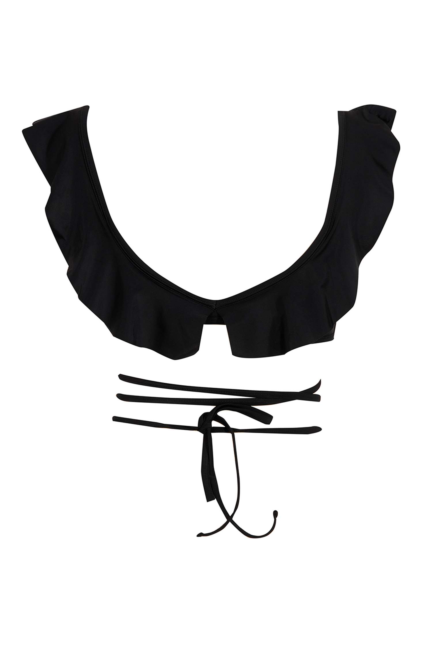 Bağlama Detaylı Triangle Bikini Üstü