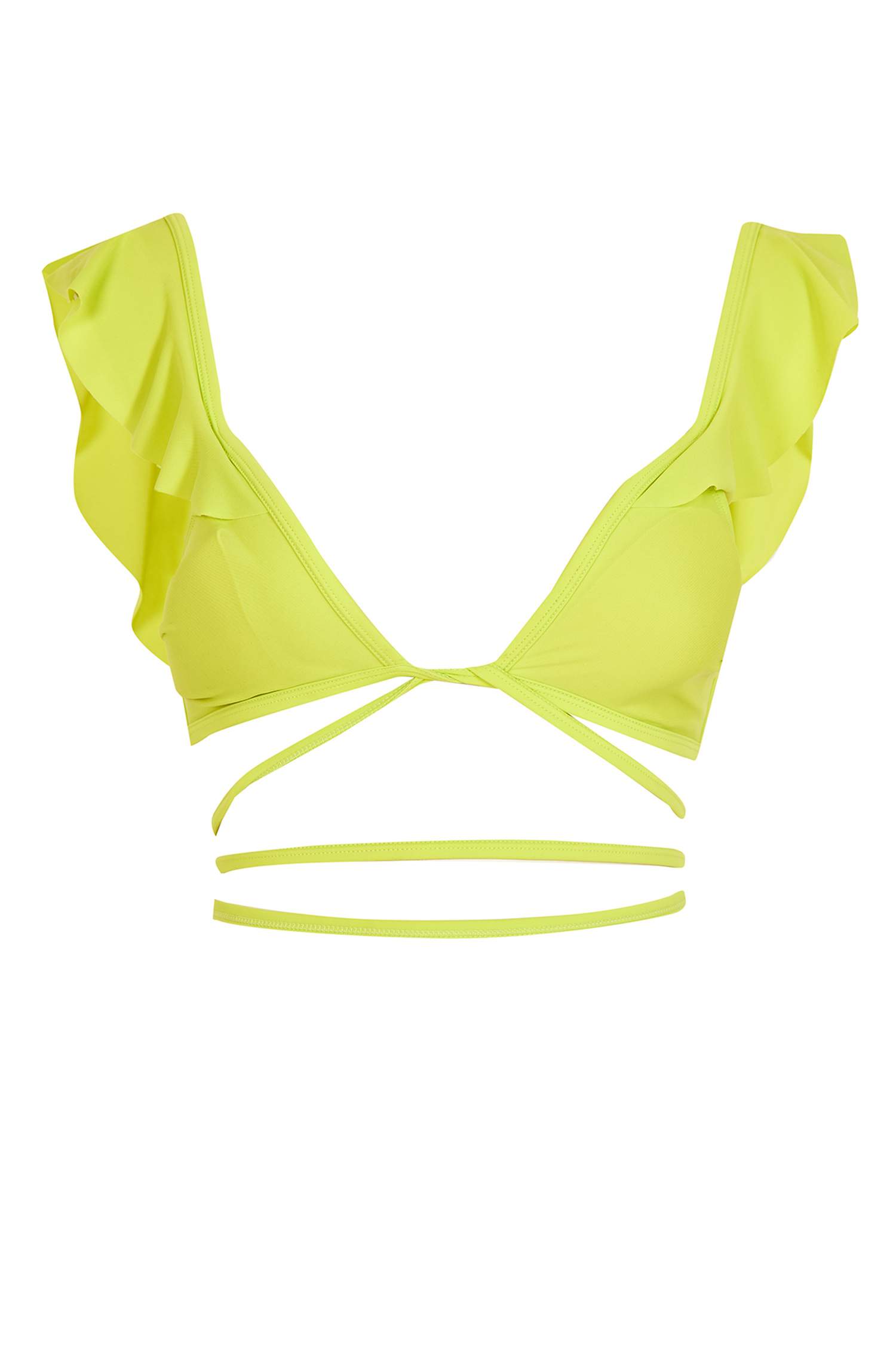 Bağlama Detaylı Triangle Bikini Üstü
