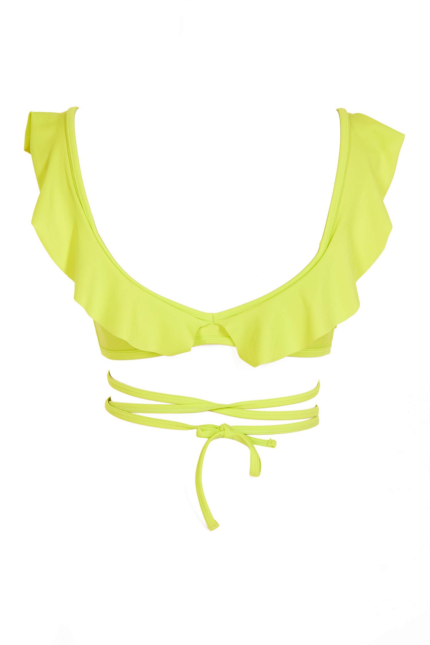 Bağlama Detaylı Triangle Bikini Üstü