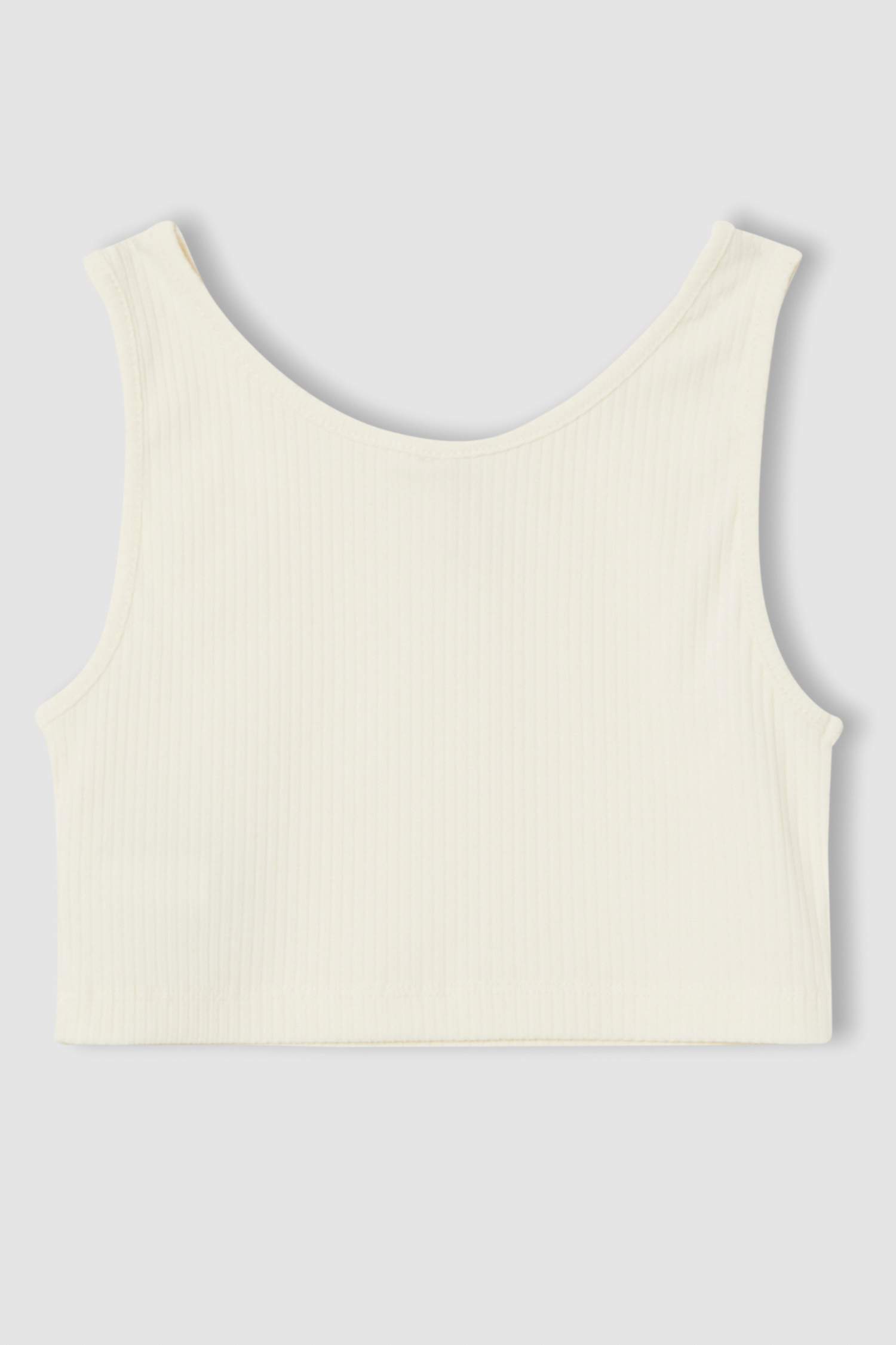 Kız Çocuk Slim Fit Crop Atlet