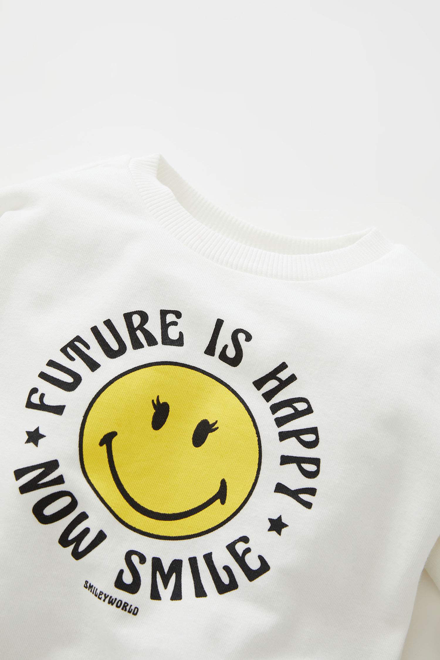 Kız Bebek SmileyWorld Lisanslı Regular Fit Sweatshirt