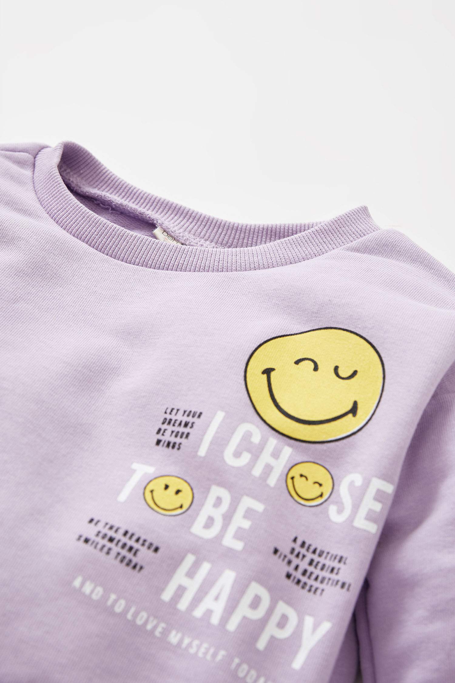 Kız Bebek SmileyWorld Lisanslı Regular Fit Sweatshirt