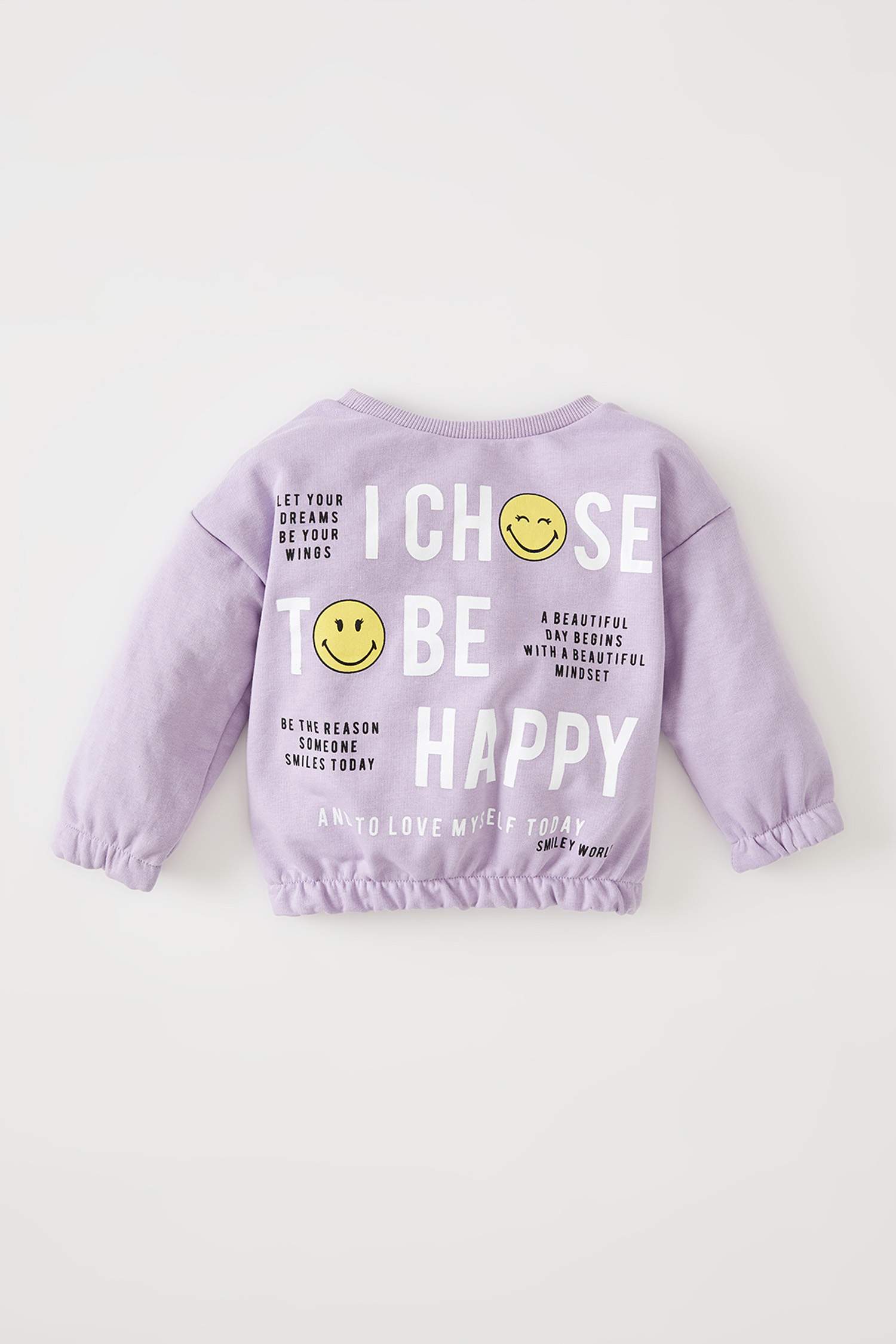 Kız Bebek SmileyWorld Lisanslı Regular Fit Sweatshirt