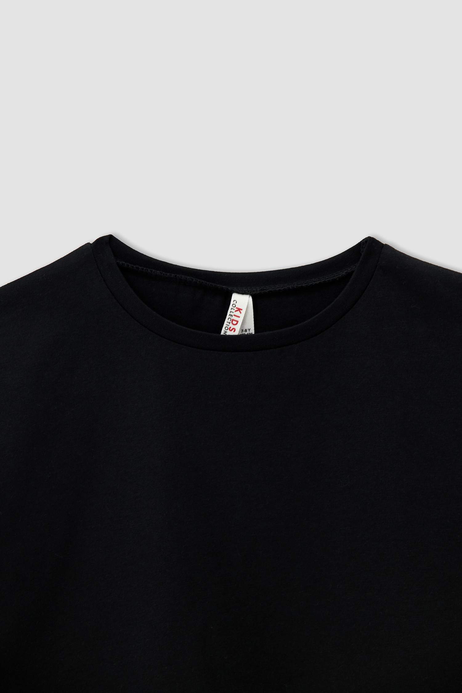 Kız Çocuk Regular Fit Kısa Kollu Crop 2'li Tişört