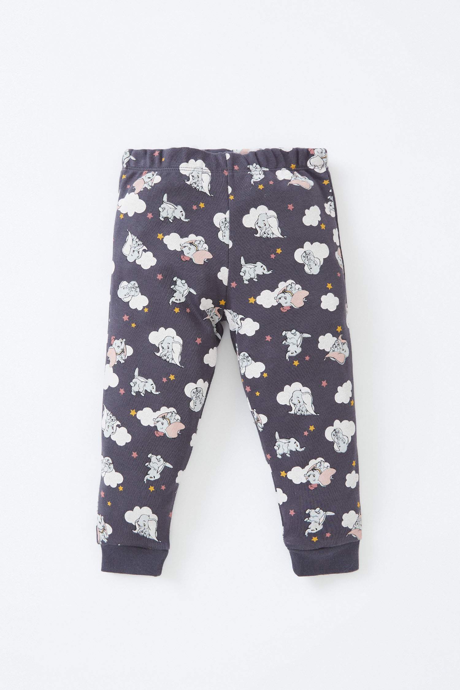 Kız Bebek Dumbo Lisanslı Uzun Kollu Pamuklu Pijama Takım