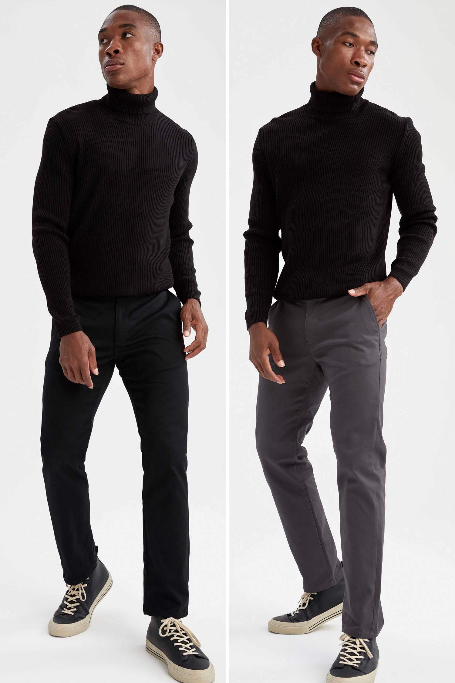 Regular Fit Basic Chino Pantolon