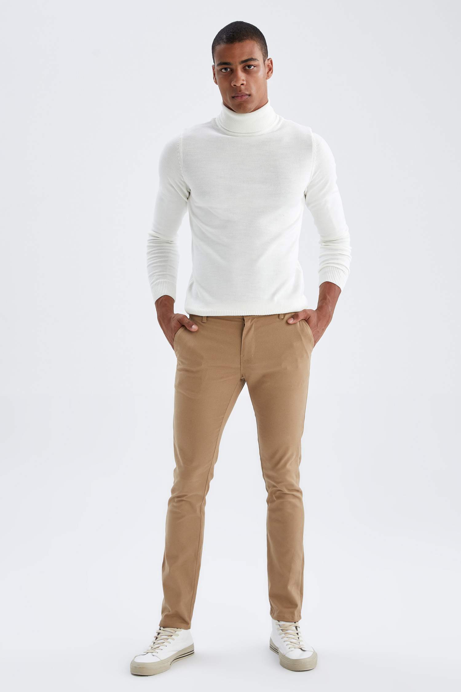 Slim Fit Basic 2'li Chino Pantolon