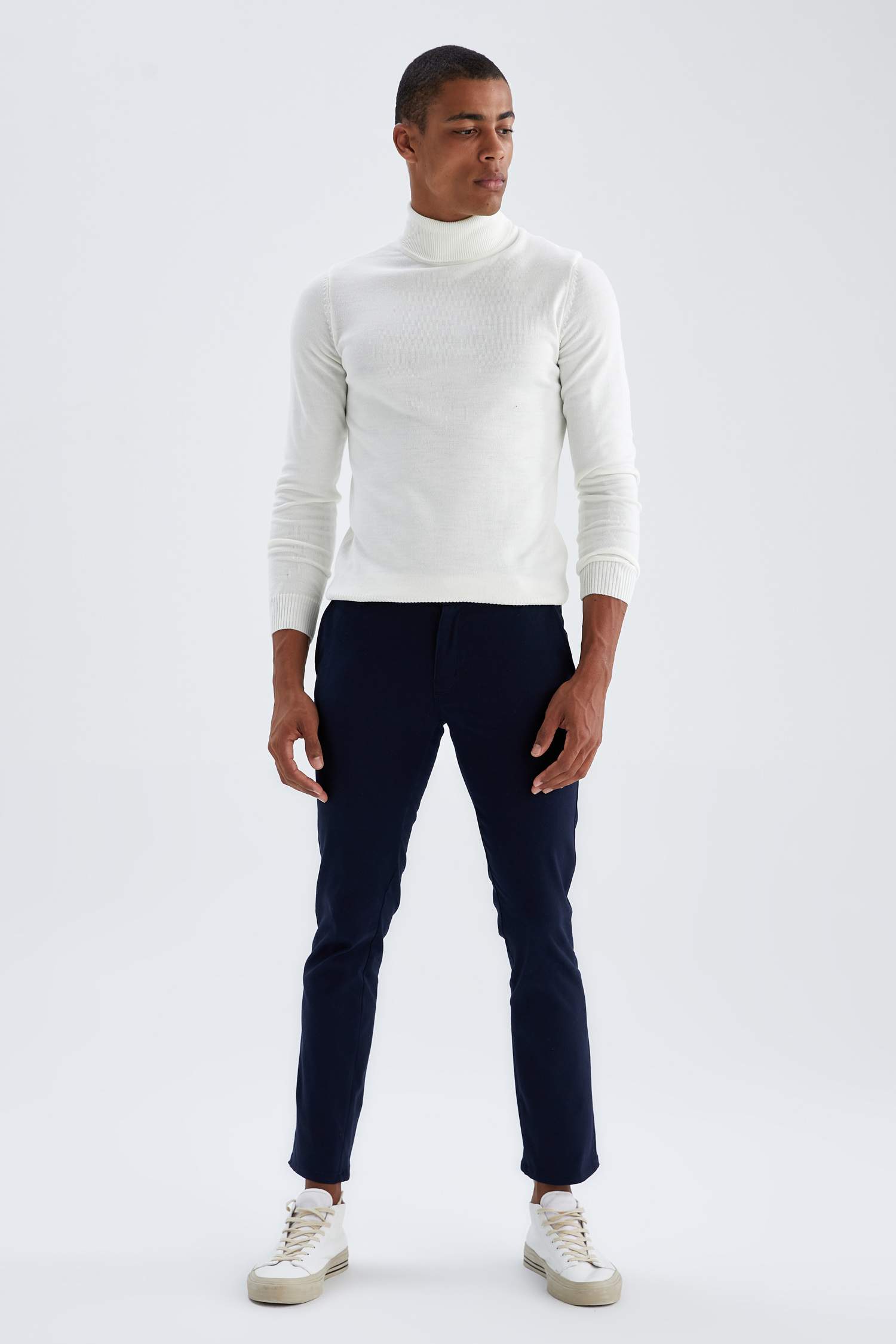 Slim Fit Basic 2'li Chino Pantolon