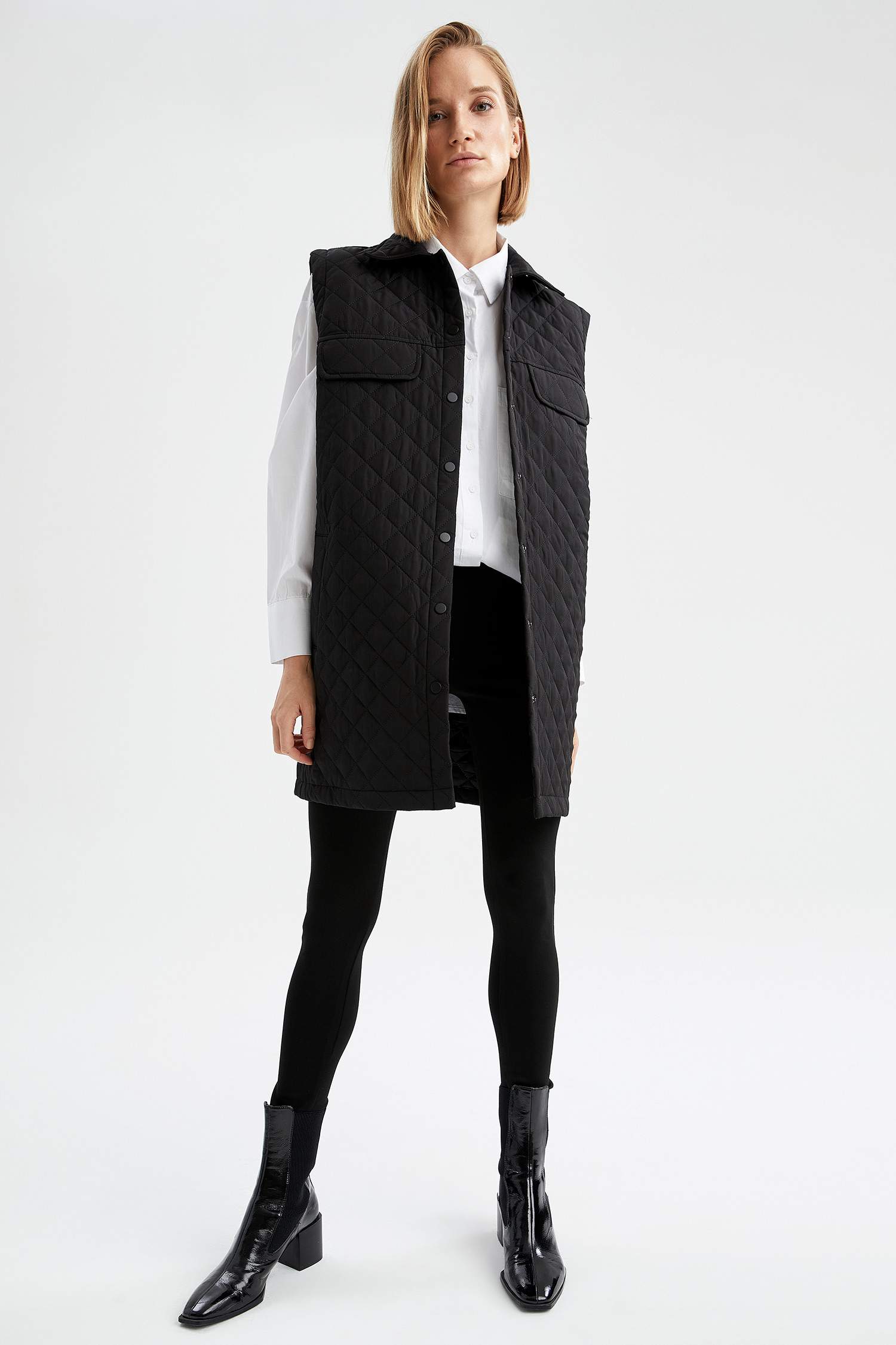 Slim Fit Yüksek Bel Tayt