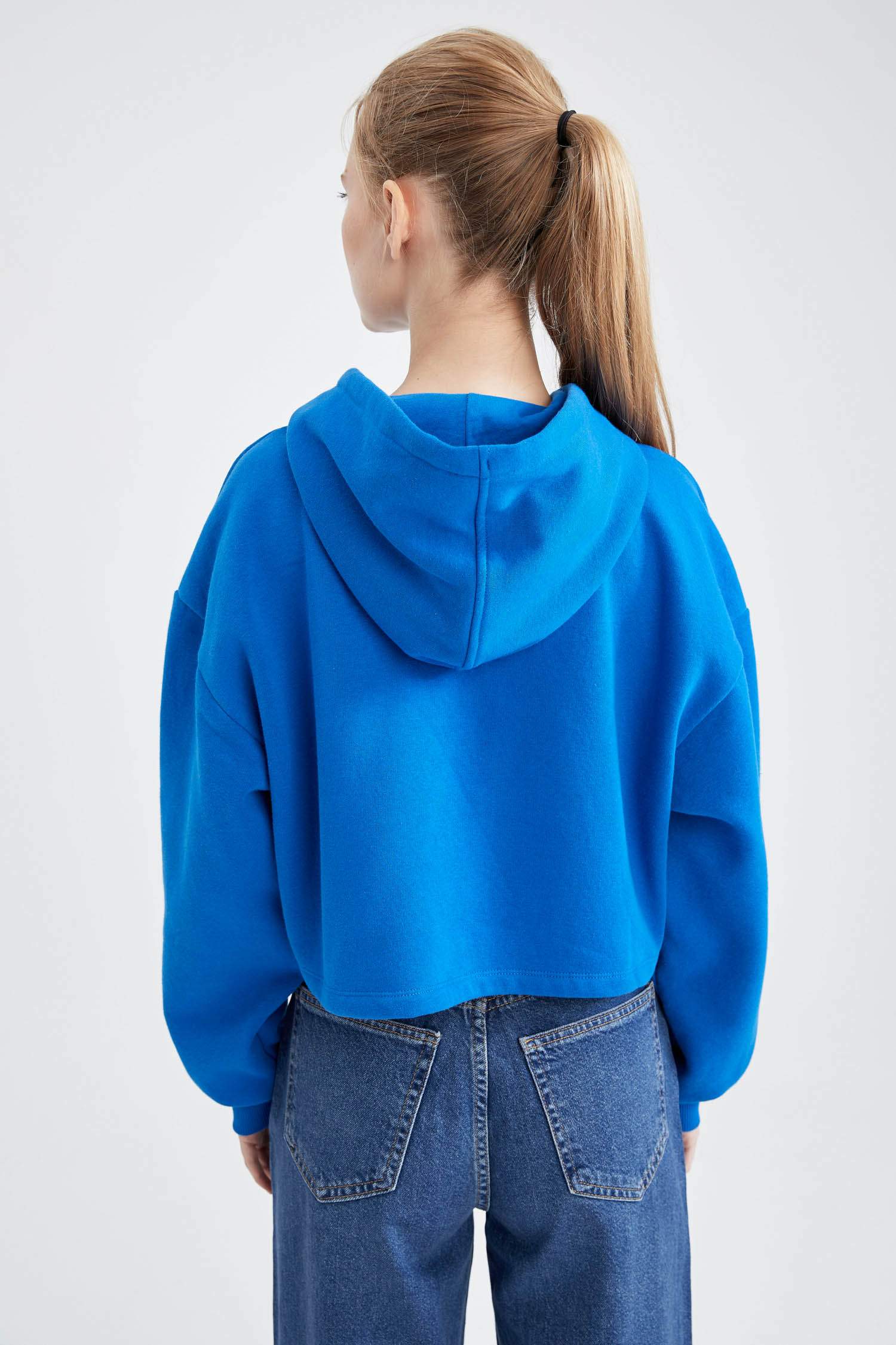 Yale University Regular Fit Kapüşonlu Uzun Kollu Sweatshirt