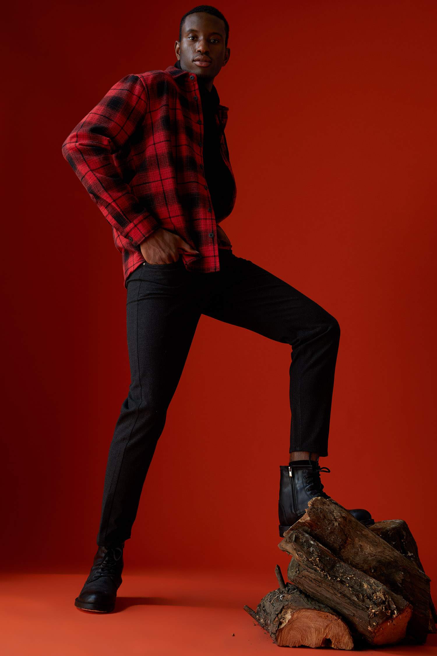 Regular Fit Basic Pazen Kumaş Chino Pantolon