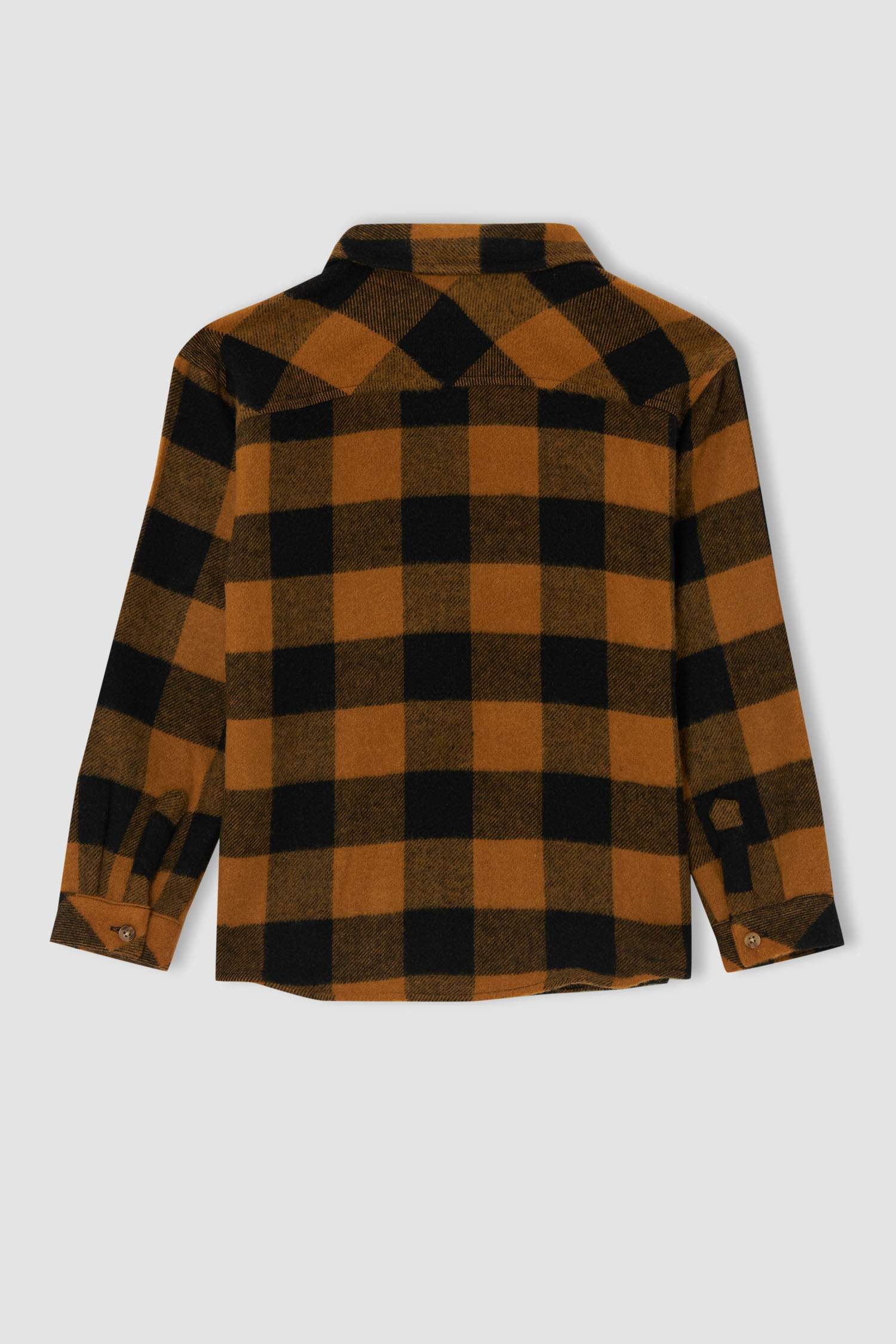 Erkek Çocuk Coool Regular Fit Yılbaşı Temalı Kareli Uzun Kollu Flanel Oduncu Gömlek