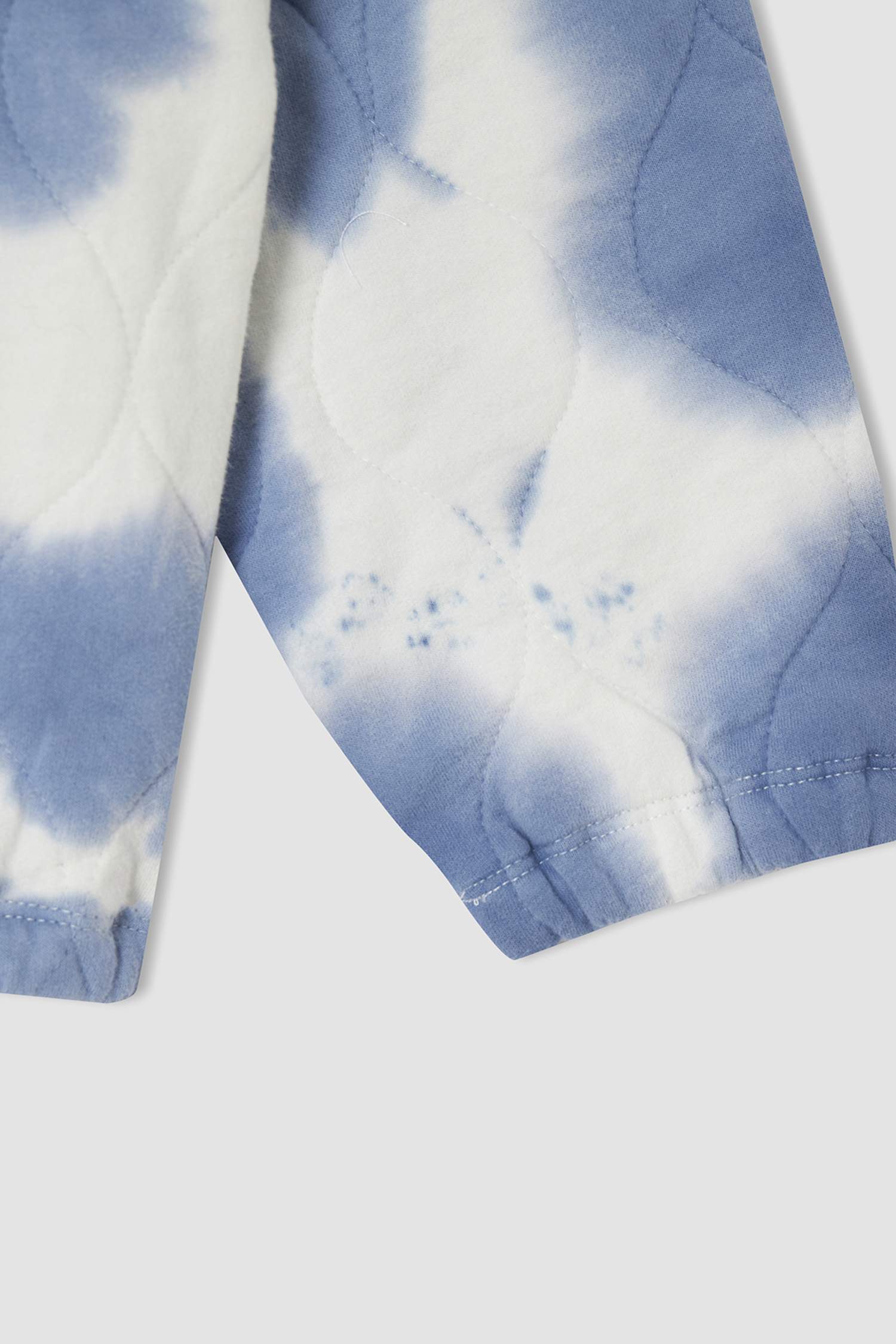 Kız Çocuk Relax Fit Batik Desenli Sweatshirt