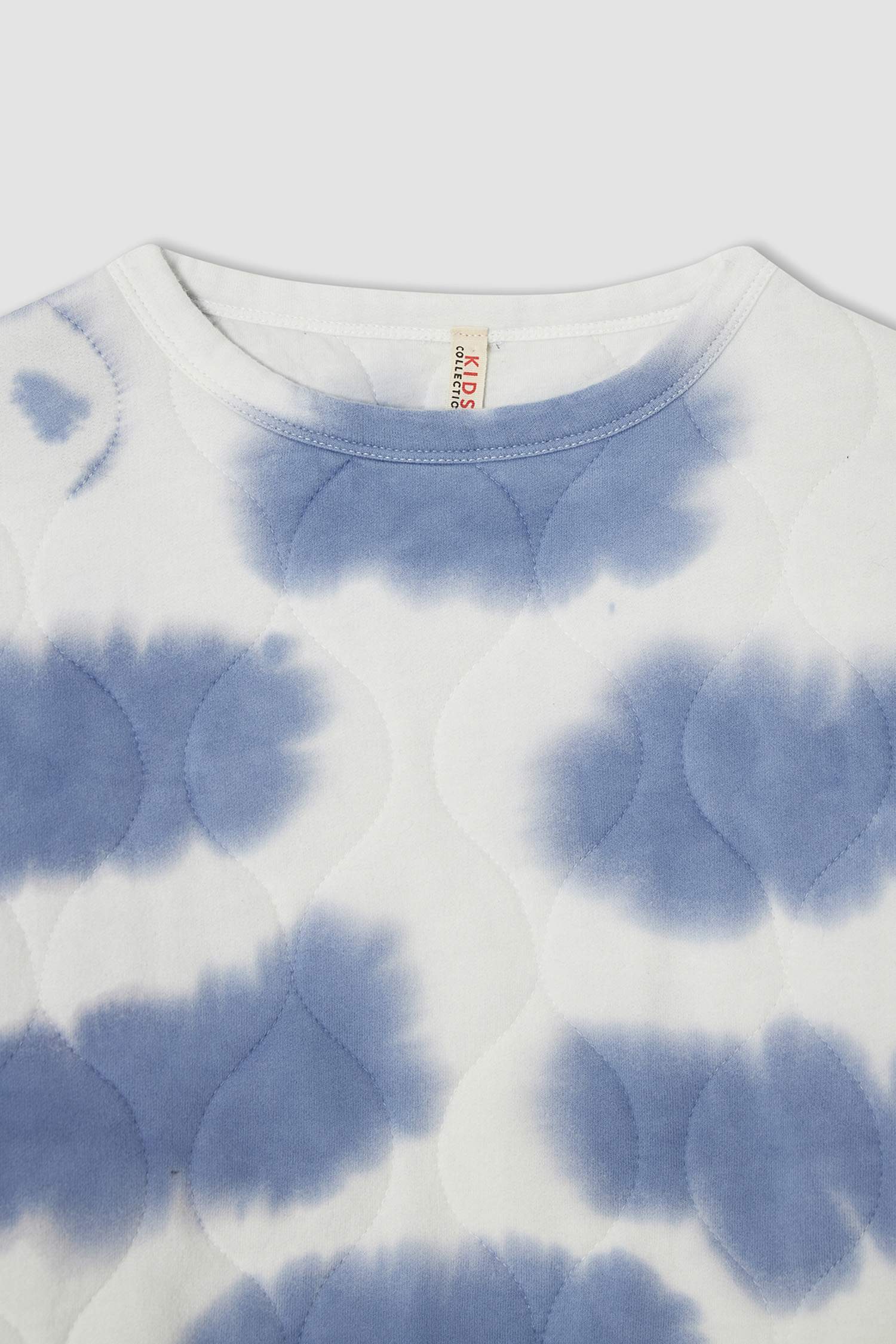 Kız Çocuk Relax Fit Batik Desenli Sweatshirt