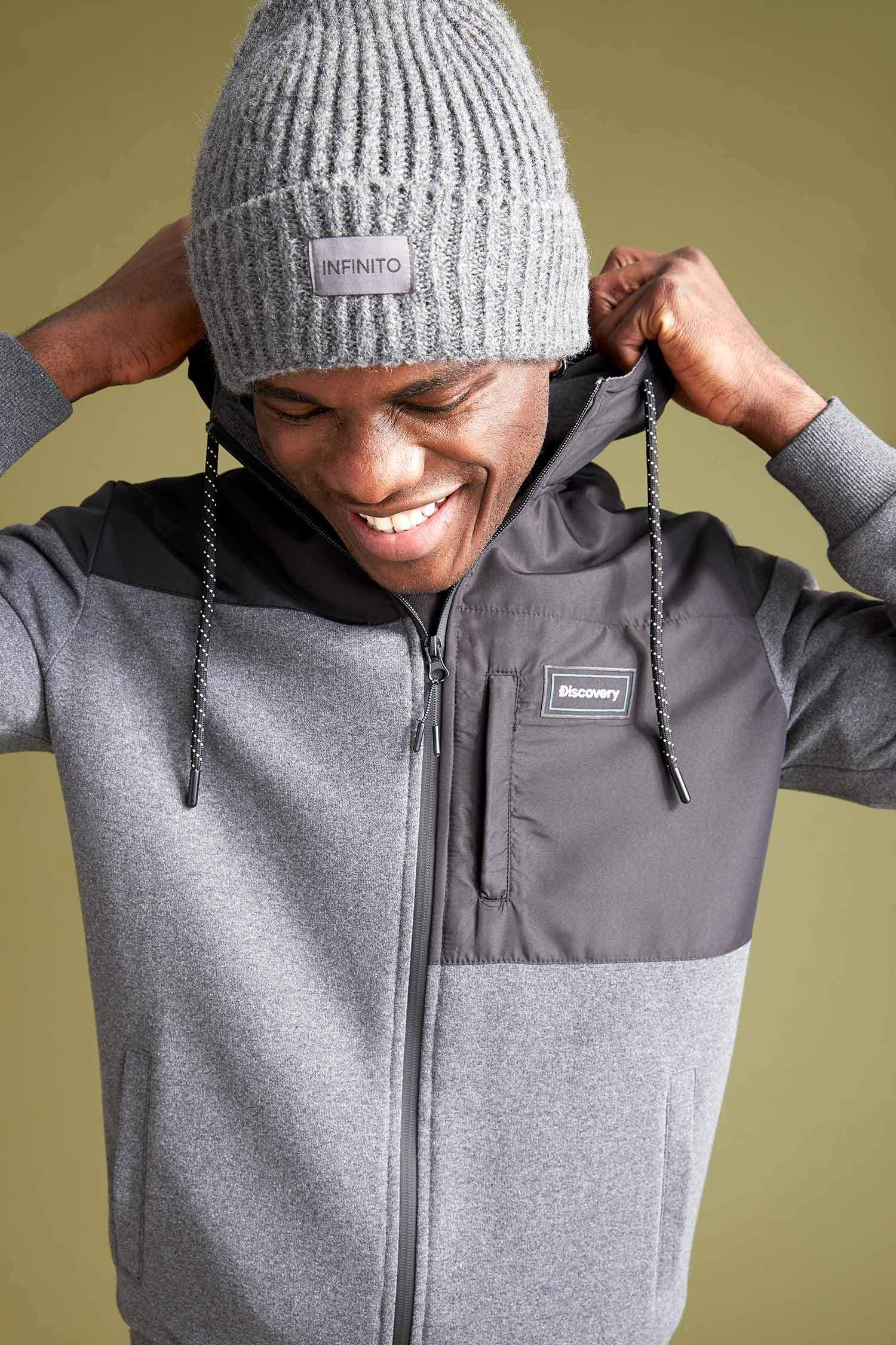 Regular Fit Kapüşonlu Fermuarlı Sweatshirt
