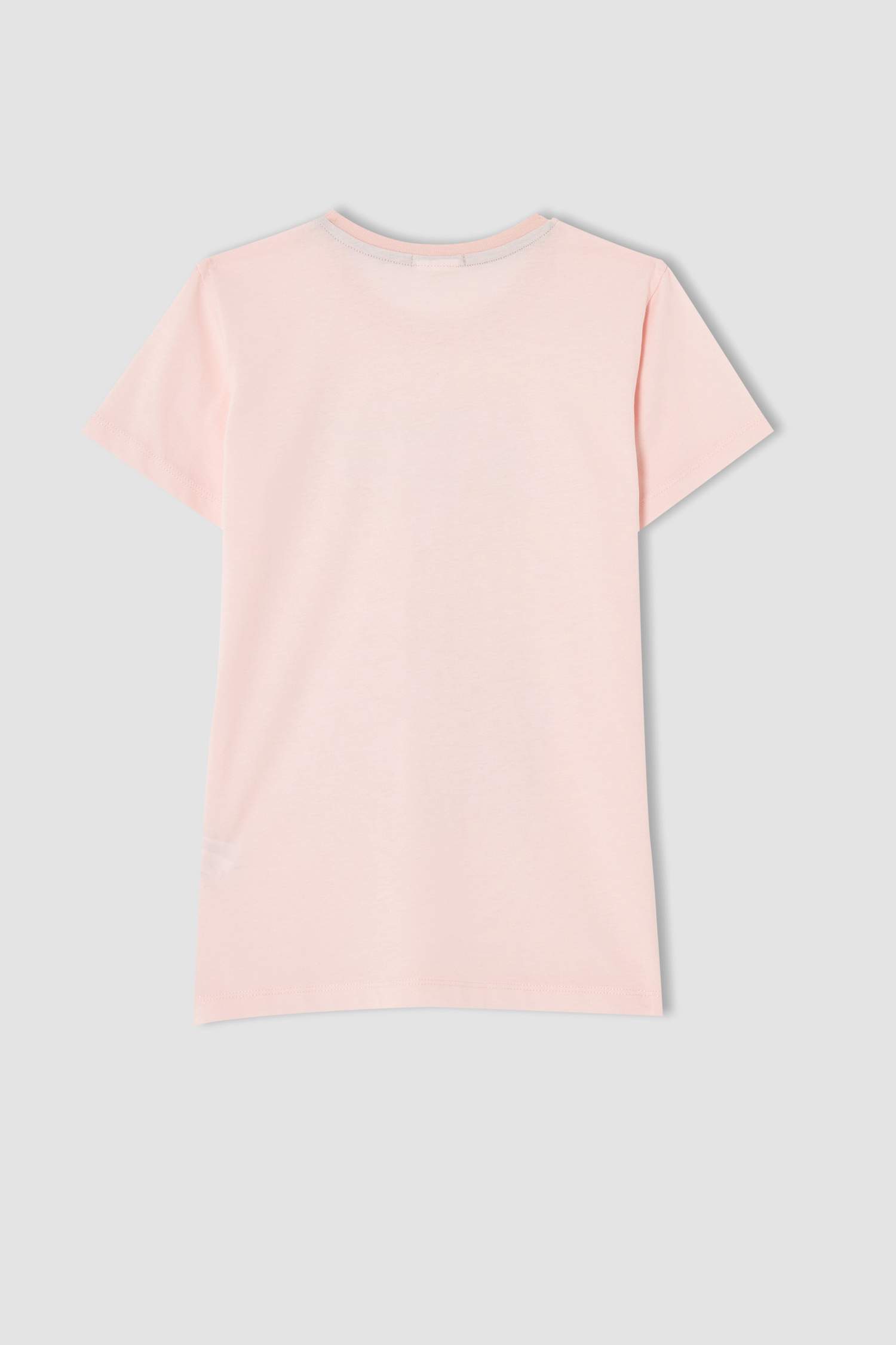 Kız Çocuk Slogan Baskılı Kısa Kollu Pijama Takımı