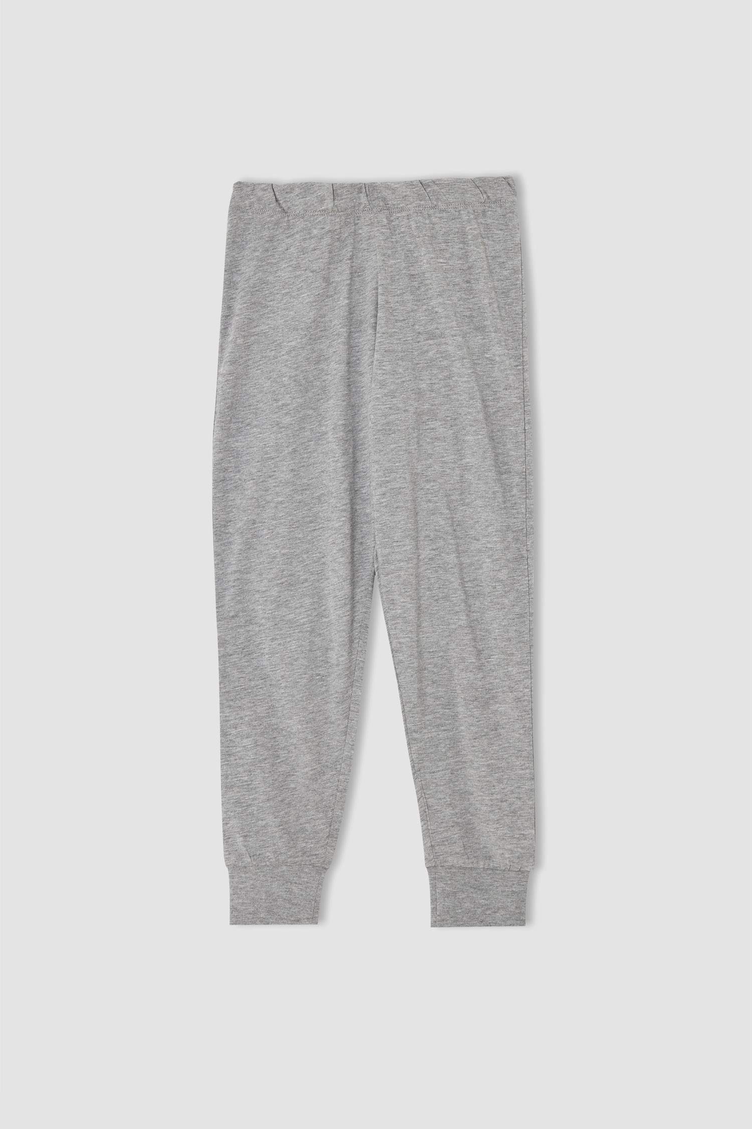 Kız Çocuk Slogan Baskılı Kısa Kollu Pijama Takımı