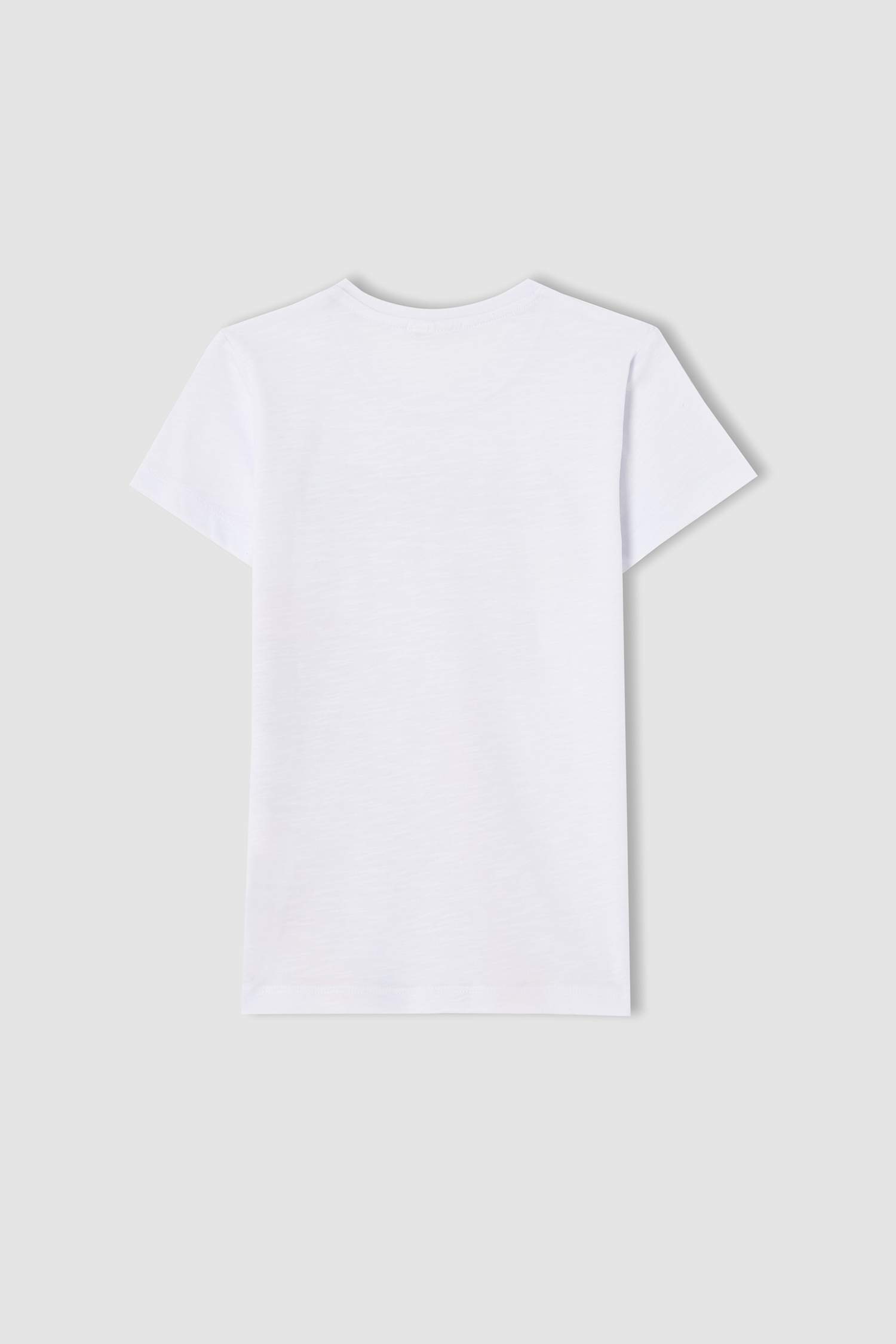Kız Çocuk Gökkuşağı Baskılı Kısa Kollu Kapri Pijama Takımı