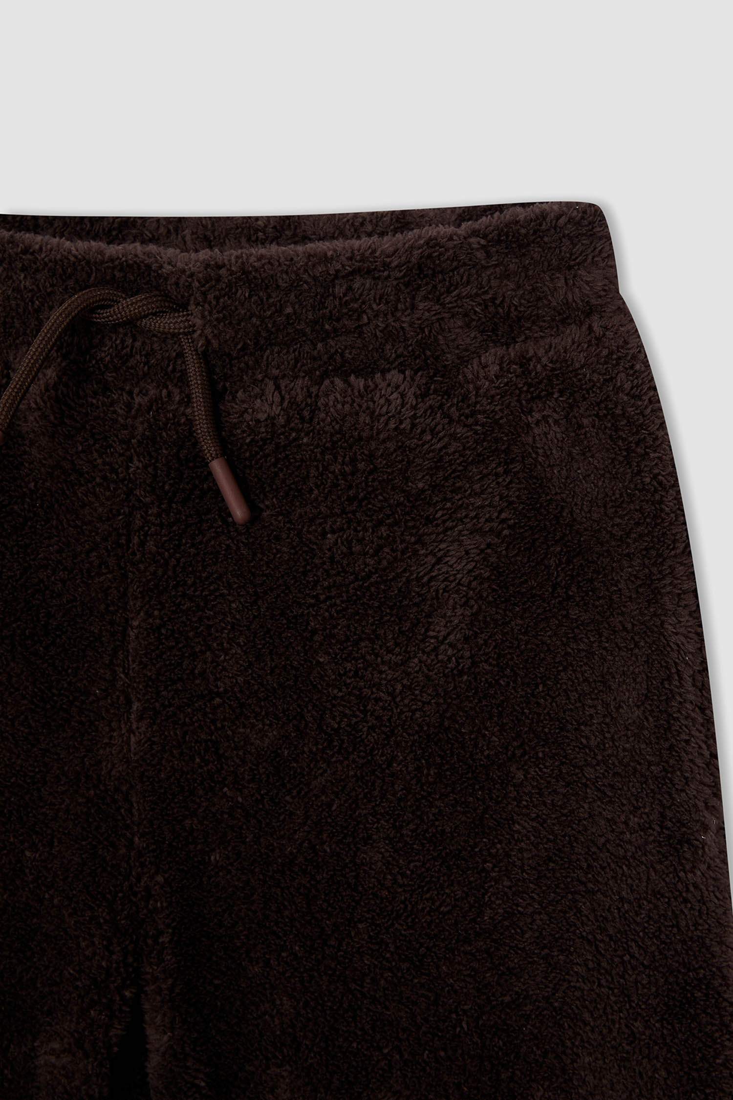 Erkek Çocuk Regular Fit Peluş Jogger Eşofman Altı