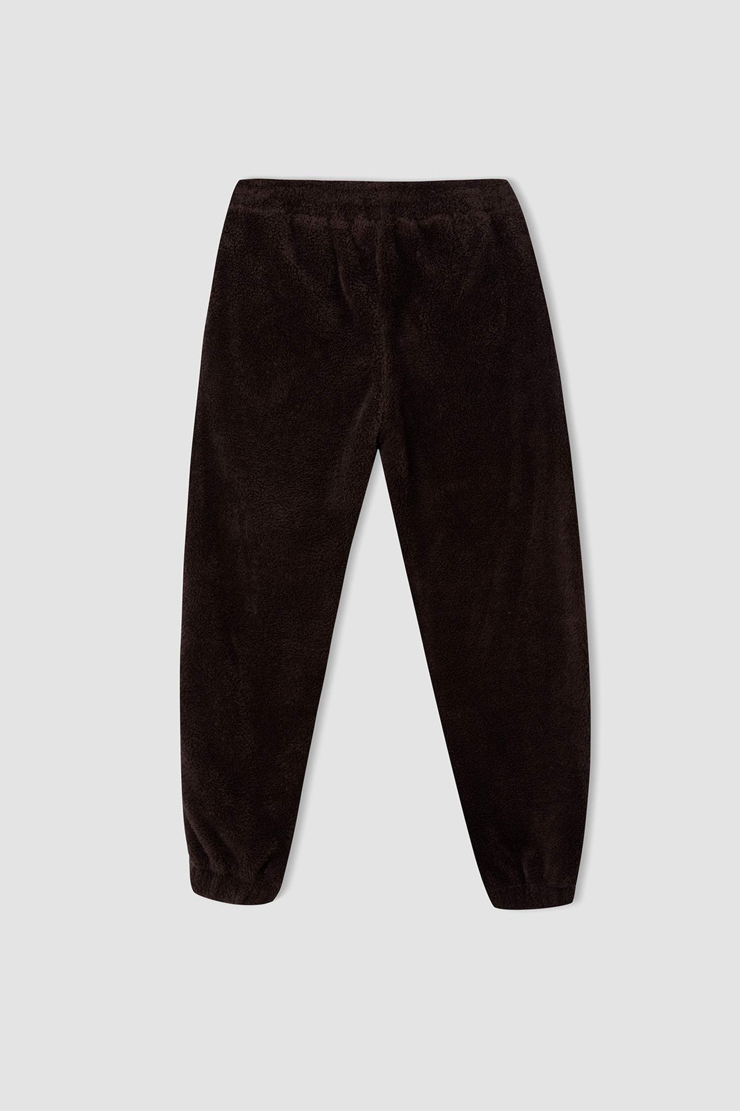 Erkek Çocuk Regular Fit Peluş Jogger Eşofman Altı