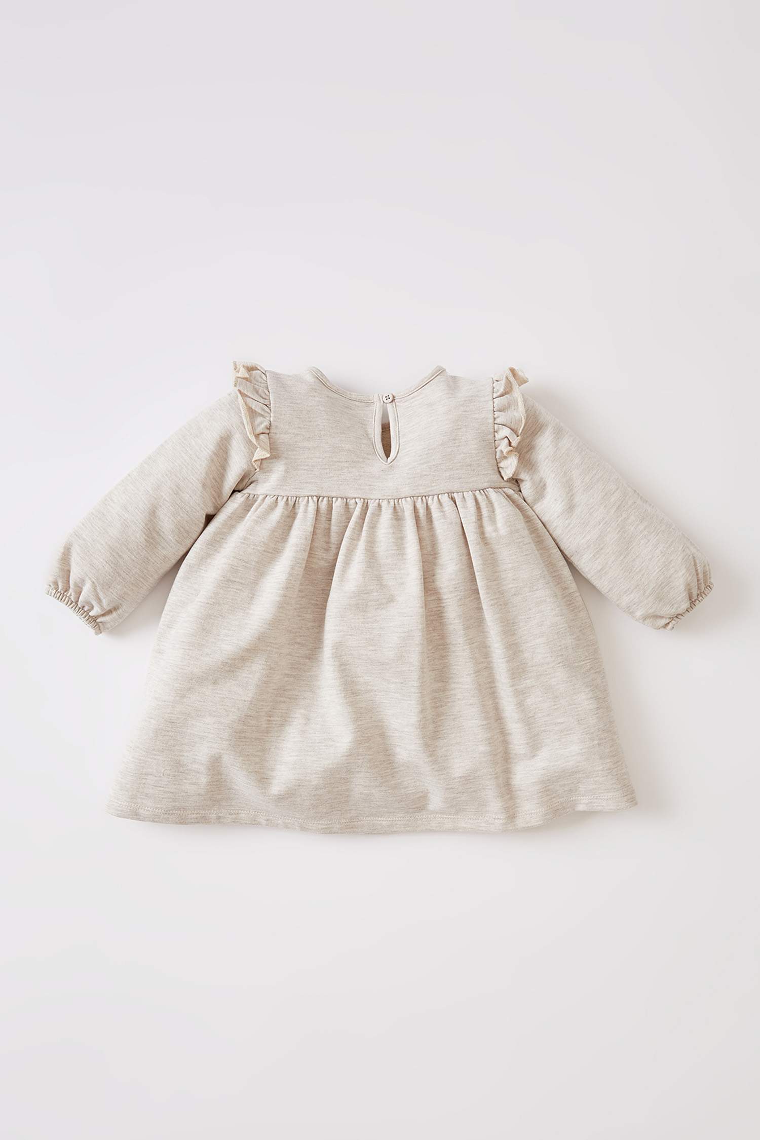 Kız Bebek Regular Fit Baskılı Elbise