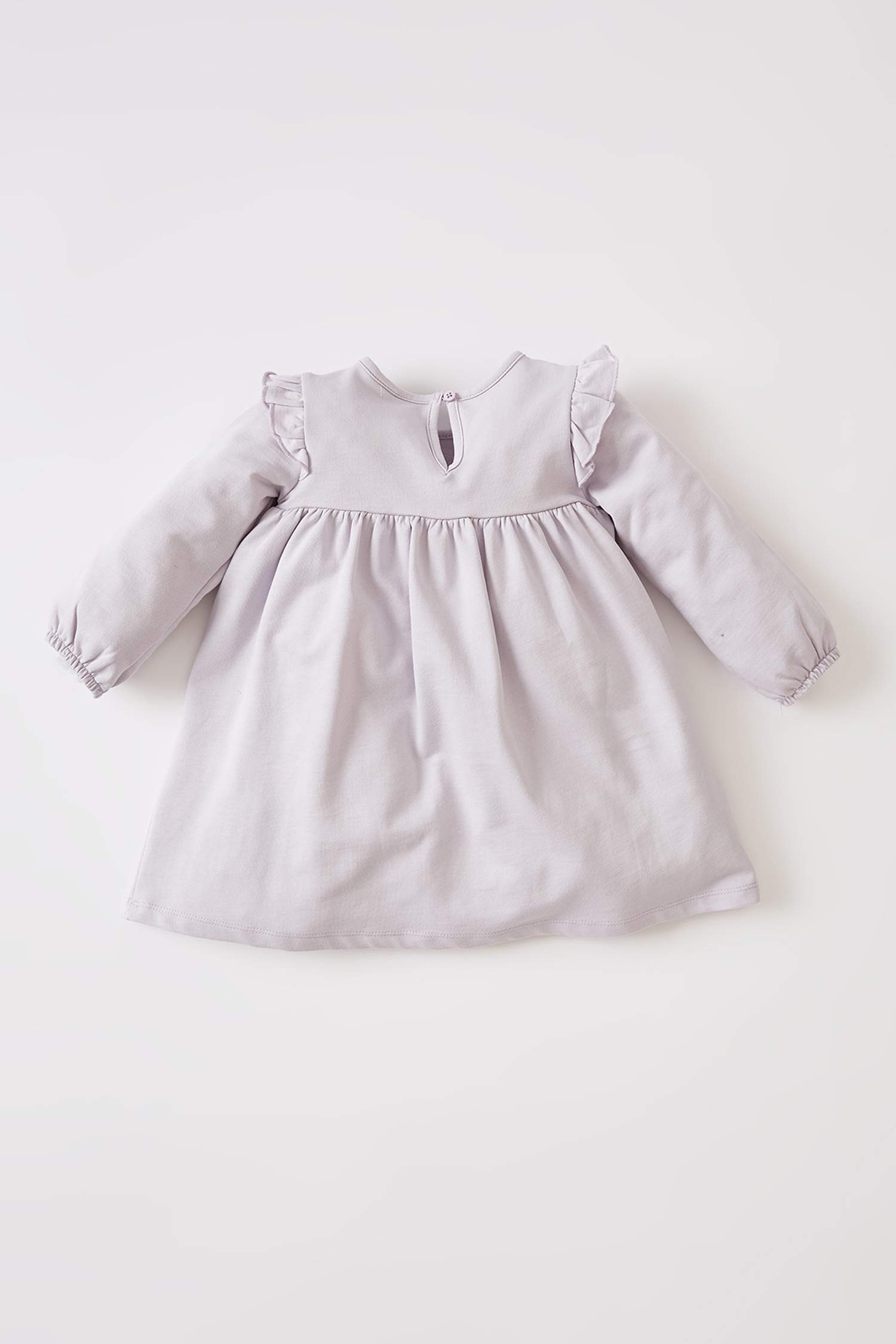 Kız Bebek Regular Fit Baskılı Elbise