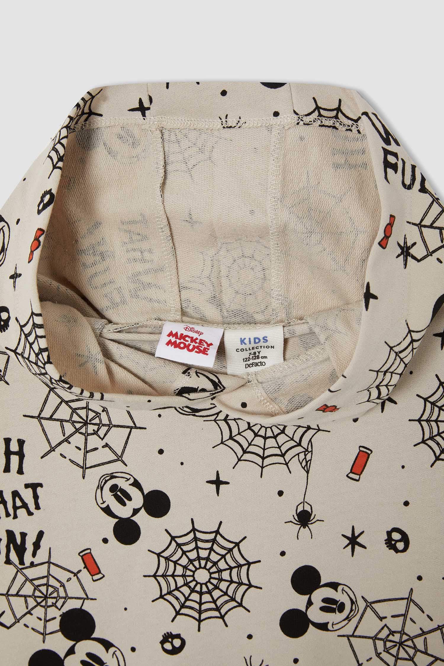 Erkek Çocuk Mickey & Minnie Lisanslı Regular Fit Lisanslı Kapüşonlu Sweatshirt