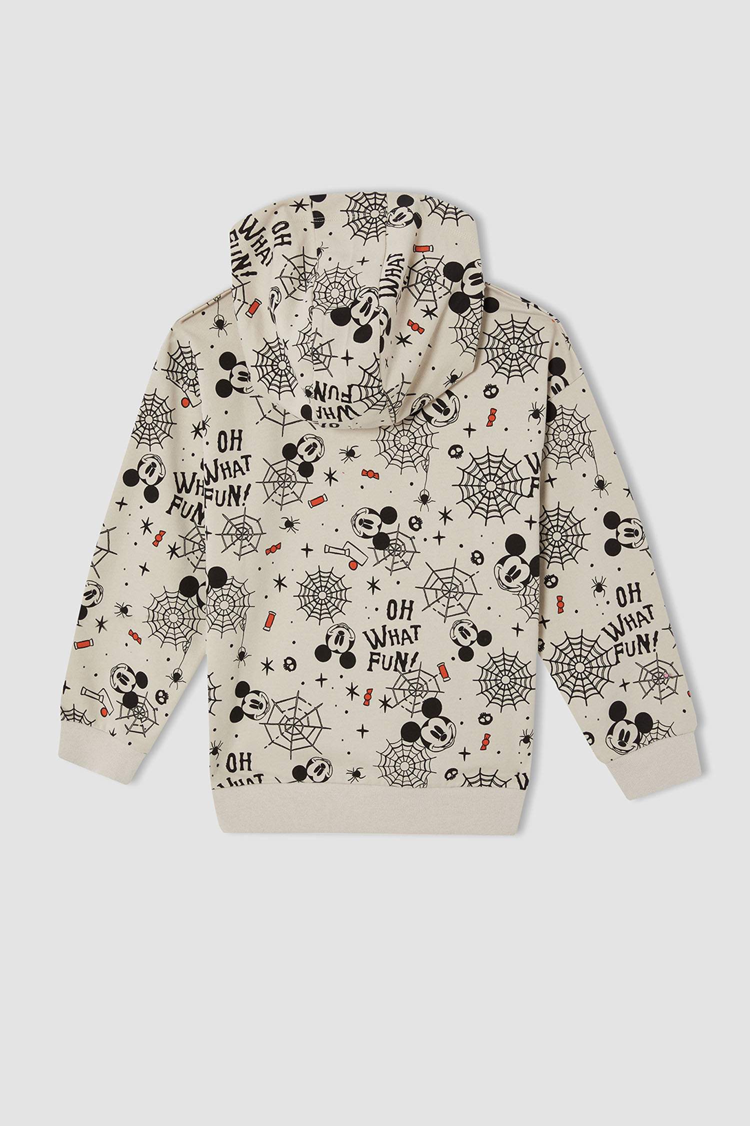 Erkek Çocuk Mickey & Minnie Lisanslı Regular Fit Lisanslı Kapüşonlu Sweatshirt