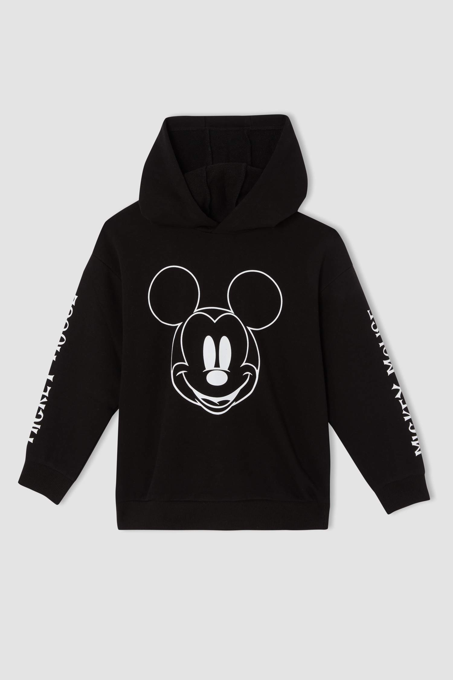 Erkek Çocuk Mickey & Minnie Lisanslı Regular Fit Lisanslı Kapüşonlu Sweatshirt