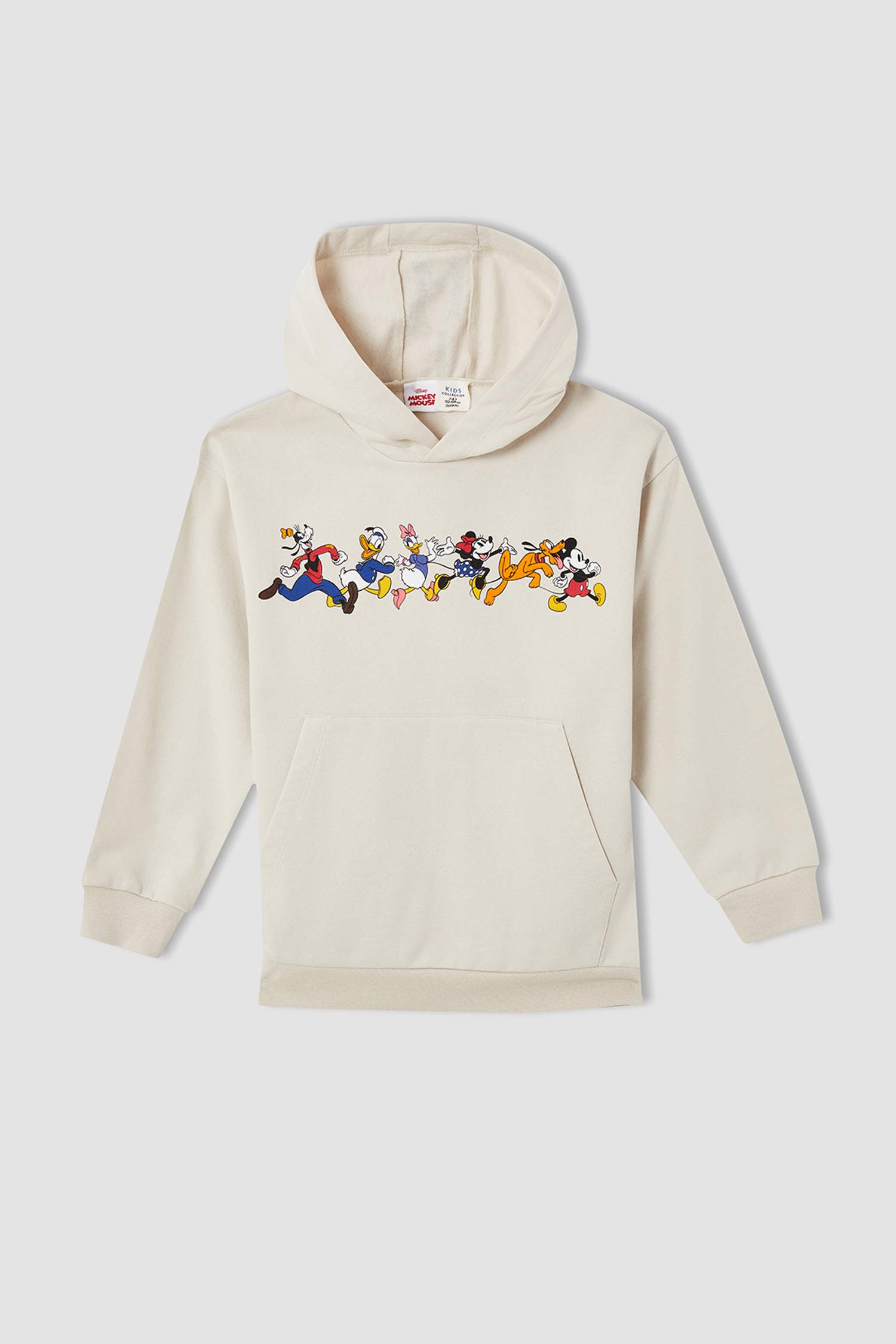 Erkek Çocuk Mickey & Minnie Lisanslı Regular Fit Lisanslı Kapüşonlu Kanguru Cepli Sweatshirt
